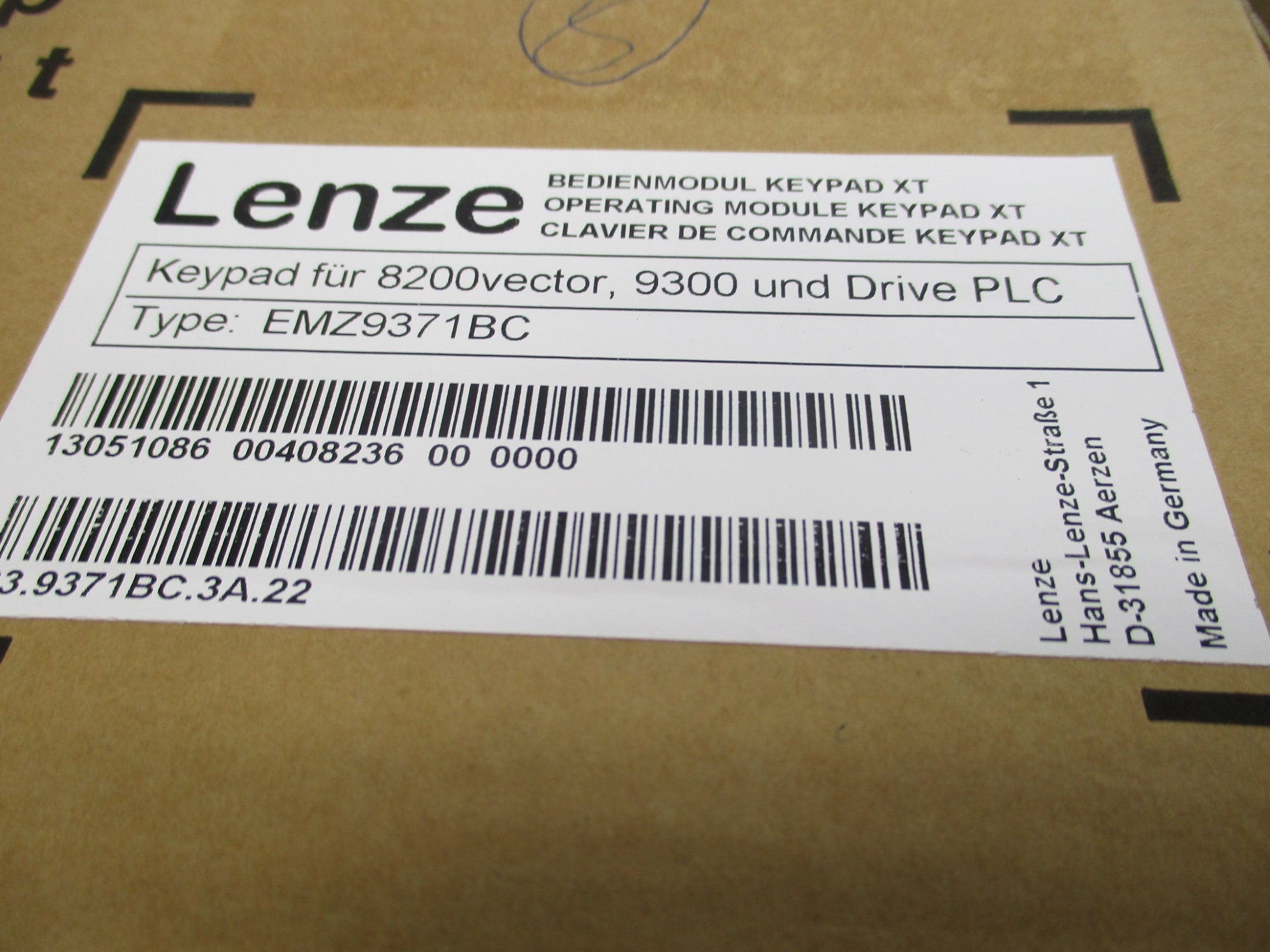 LENZE EMZ9371BC NSMP