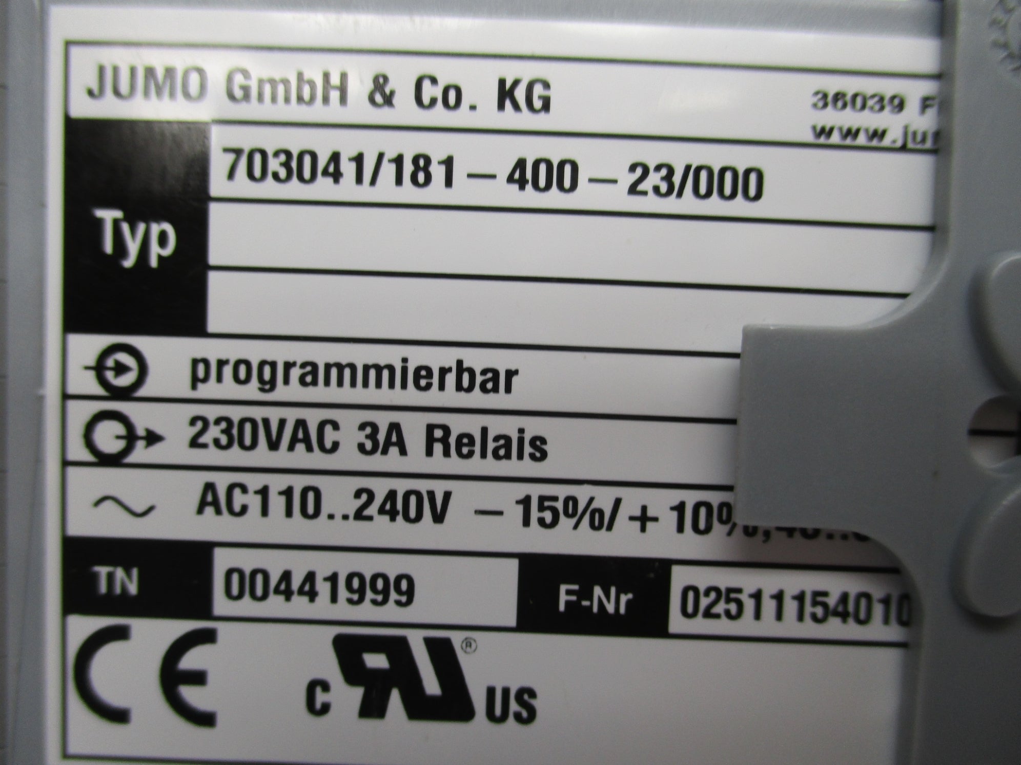 JUMO 703041/181-400-23/000 NSMP
