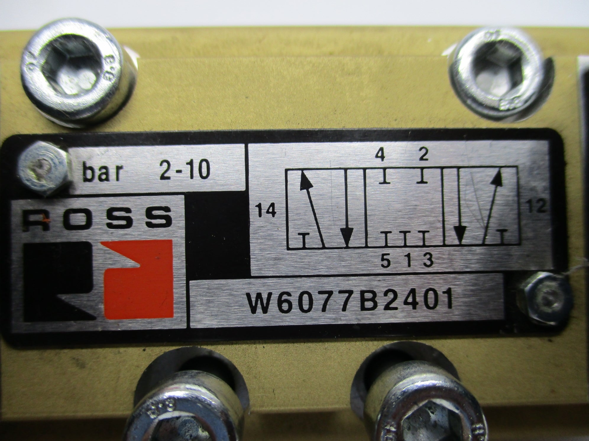 ROSS W6077B2401 48VDC 2-10BAR UNMP