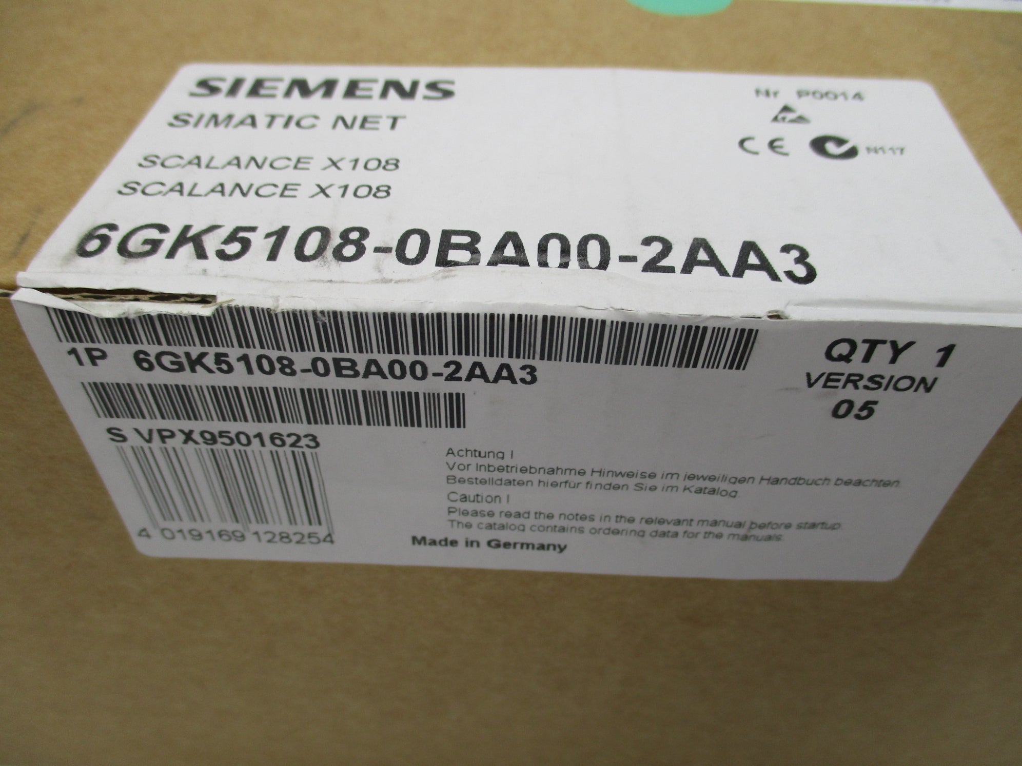 SIEMENS 6GK5108-0BA00-2AA3 NSFS