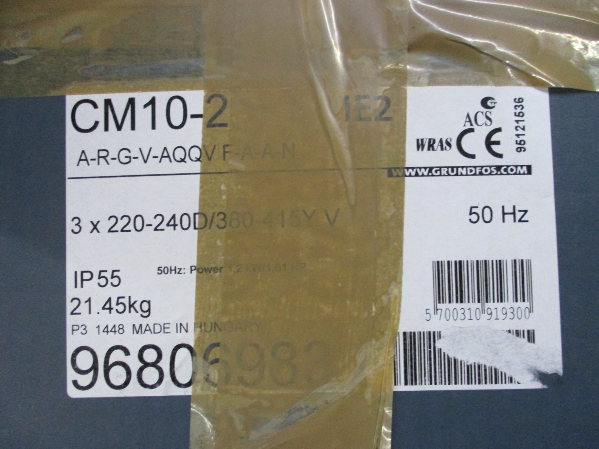 GRUNDFOS CM10-2A-R-G-V-AQQVF-A-A-N NSMP
