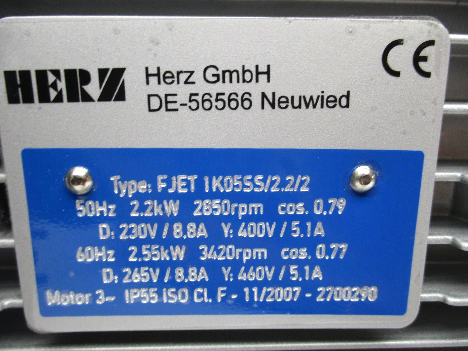 HERZ FJET1K05SS/2.2/2 NSNP