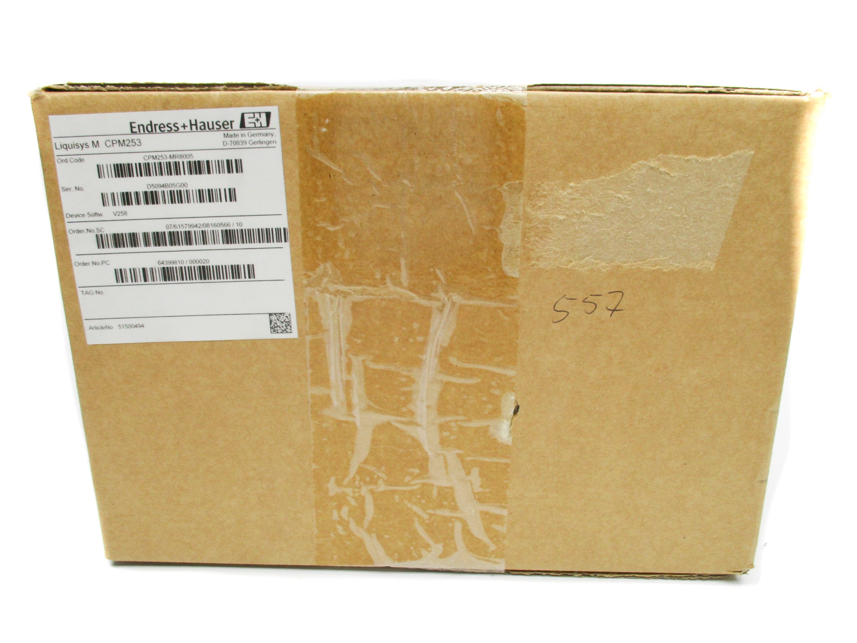 ENDRESS+HAUSER LIQUISYS-M CPM253-MR8005 NSFS