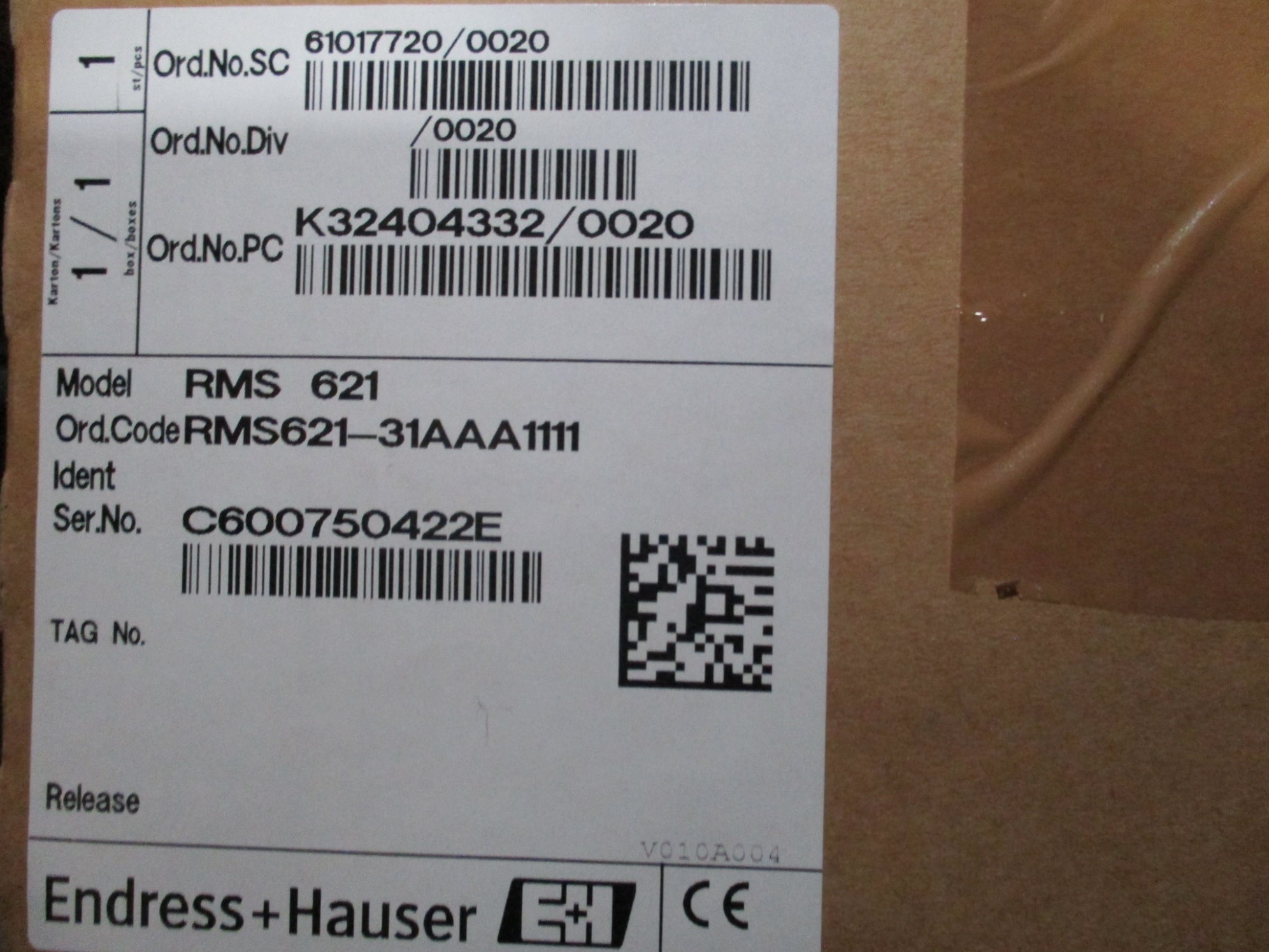 ENDRESS+HAUSER RMS621-31AAA1111 NSMP