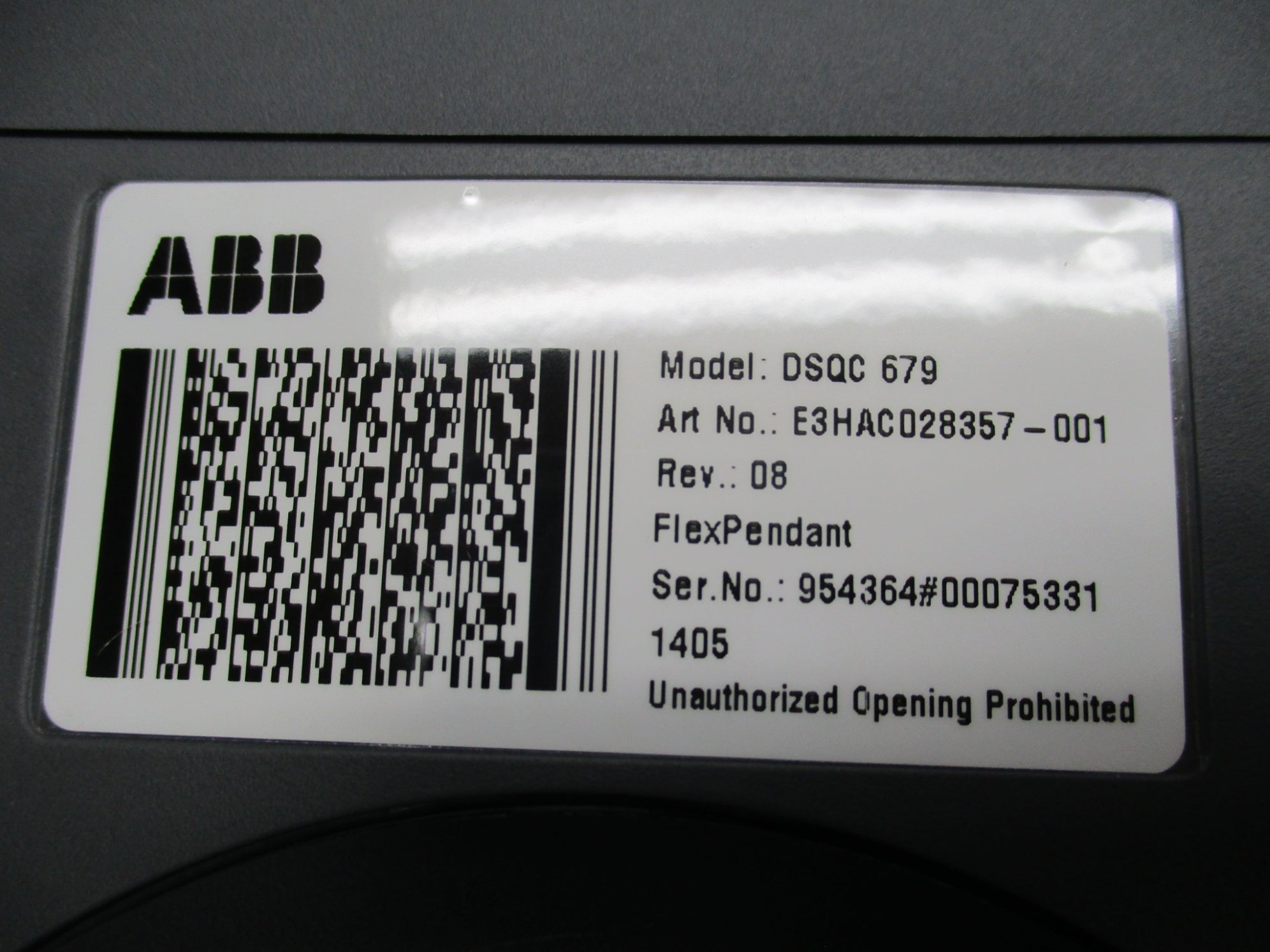 ABB E3HAC028357-001 DSQC679 NSMP
