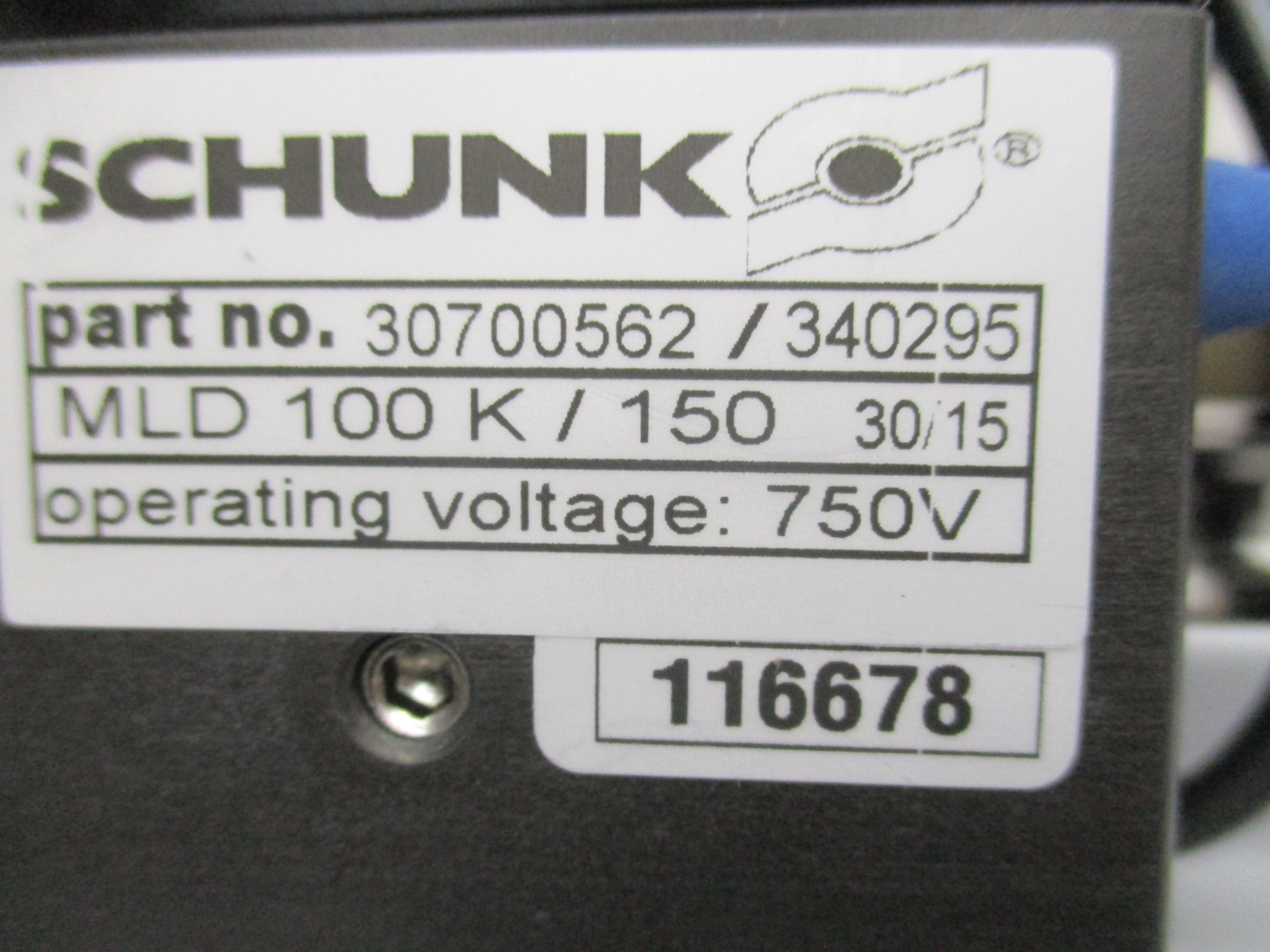 SCHUNK 30700562/340295 NSNP