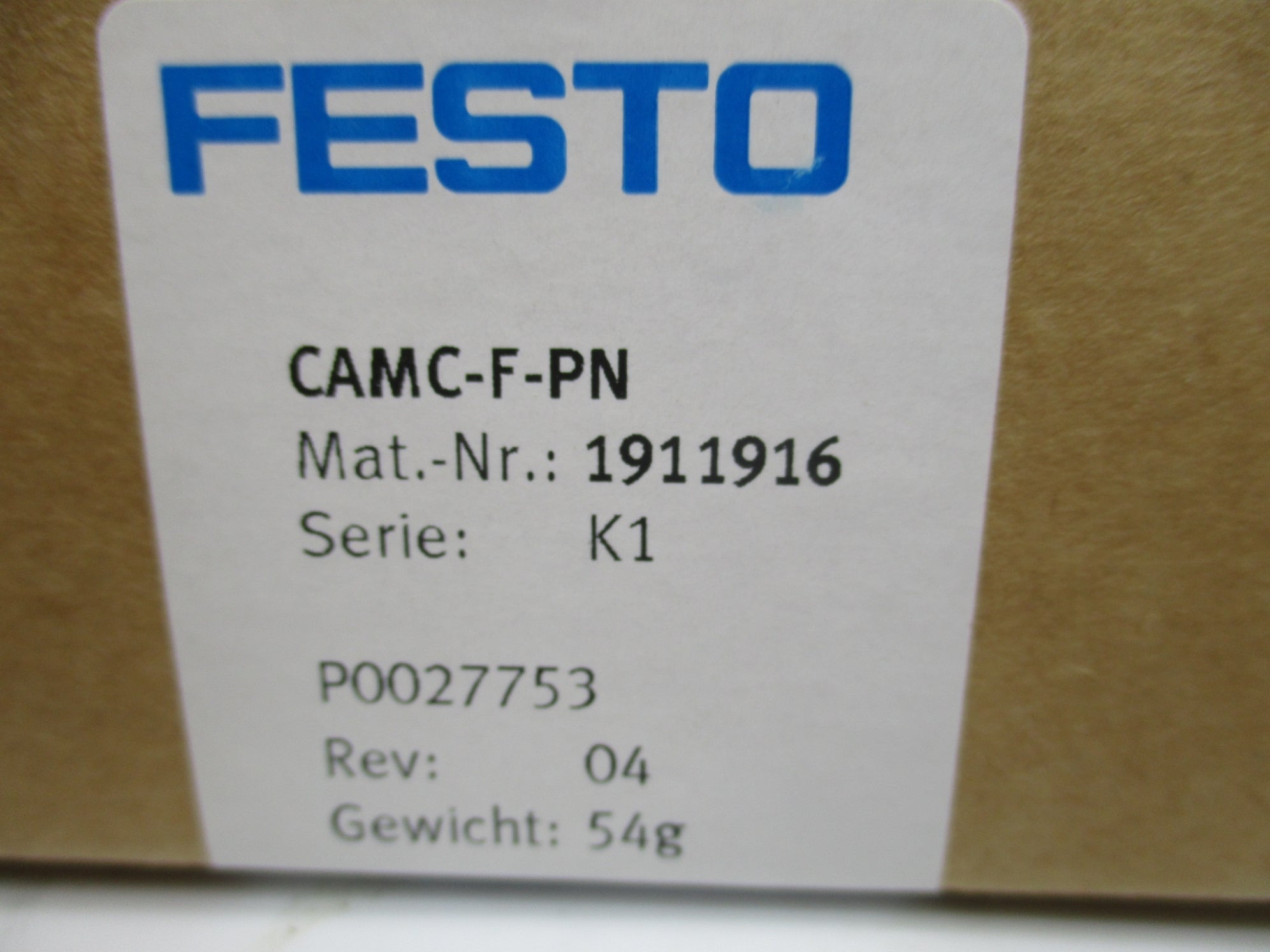 FESTO CAMC-F-PN 1911916 NSFS