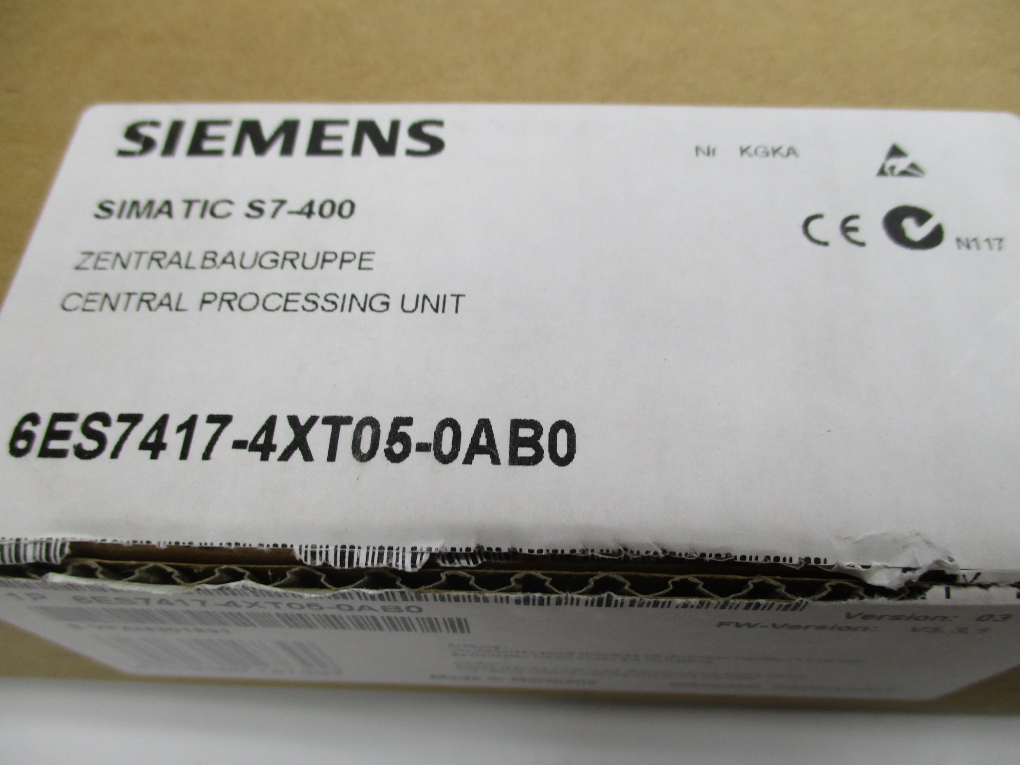 SIEMENS 6ES7417-4XT05-0AB0 NSMP