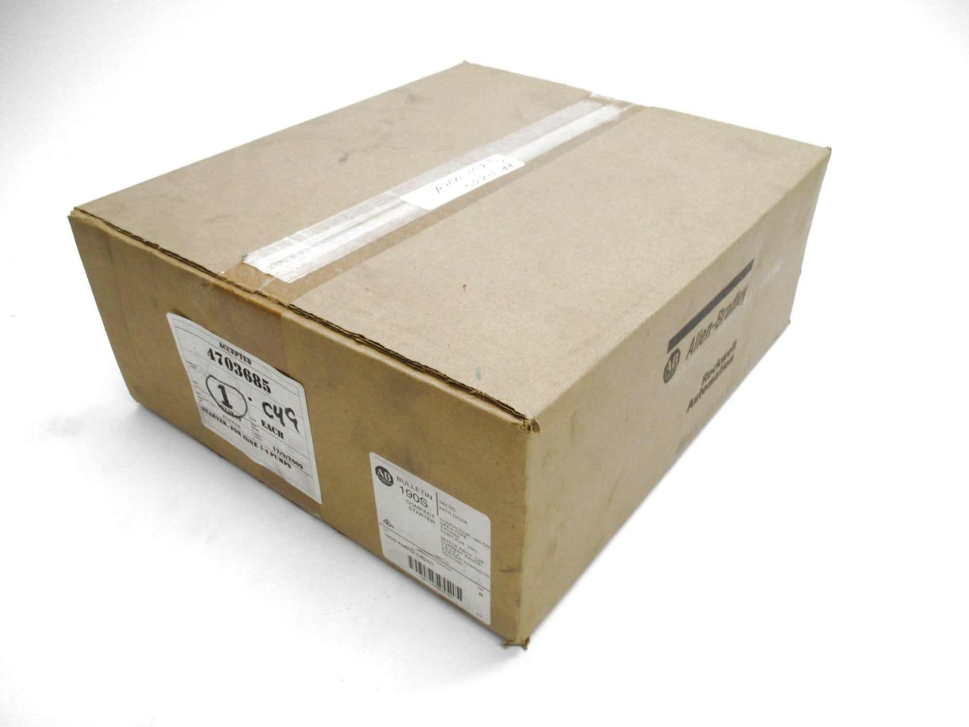 ALLEN BRADLEY 190S-ANDJ2-CB25C SER. B NSFS