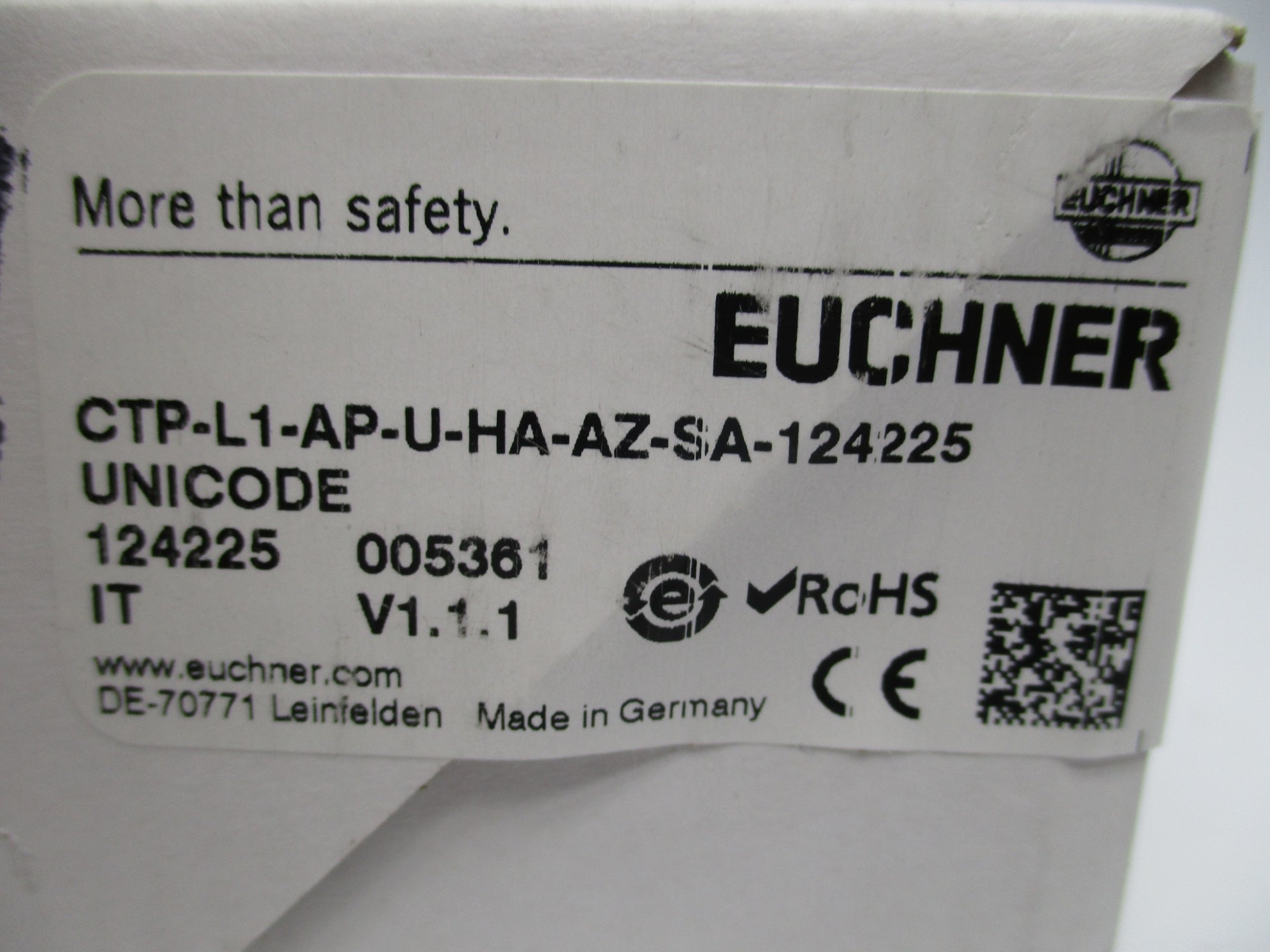EUCHNER CTP-L1-AP-U-HA-AZ-SA-124225 NSFS