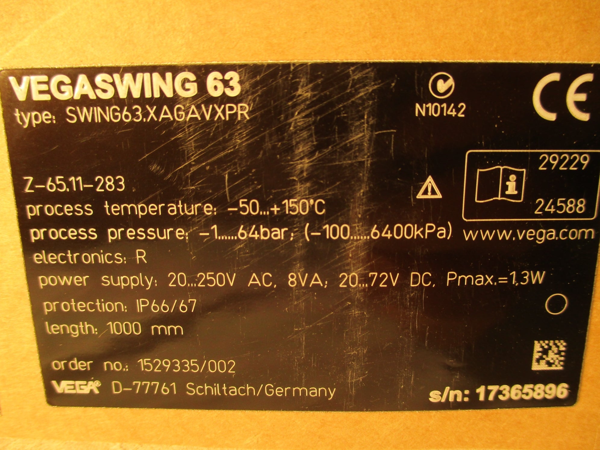 VEGA SWING63.XAGAVXPR NSFS