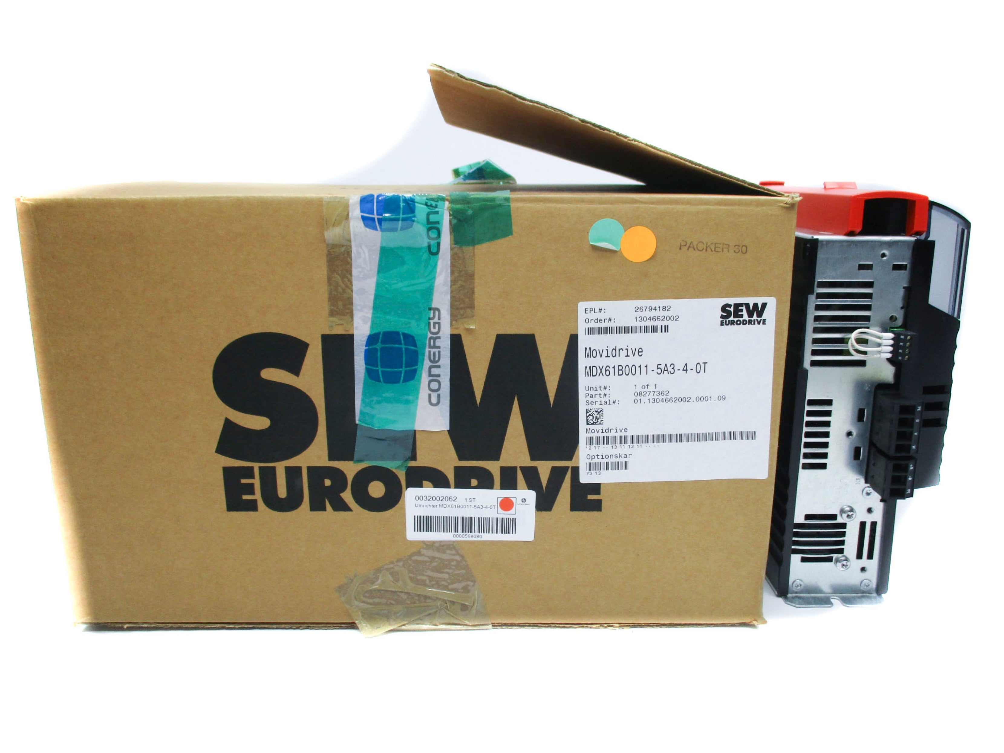 SEW EURODRIVE MDX61B0011-5A3-4-0T NSMP