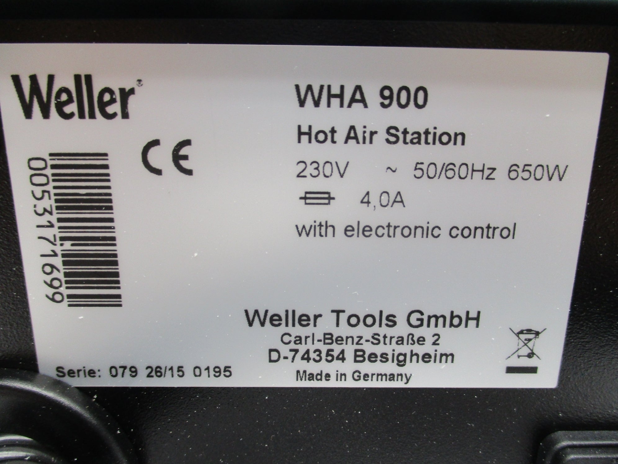 WELLER WHA900 NSMP