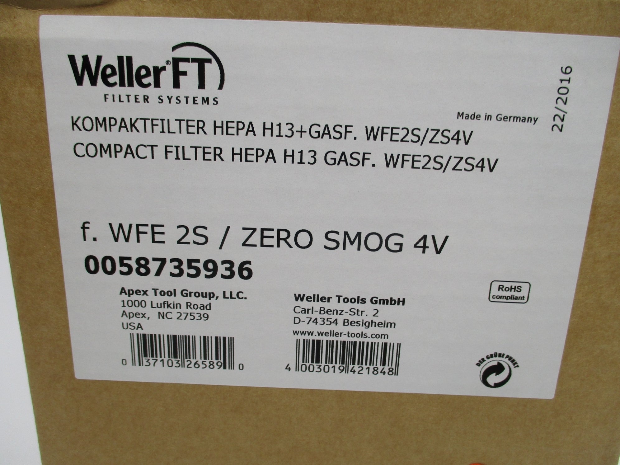 WELLER 0058735936 NSFS