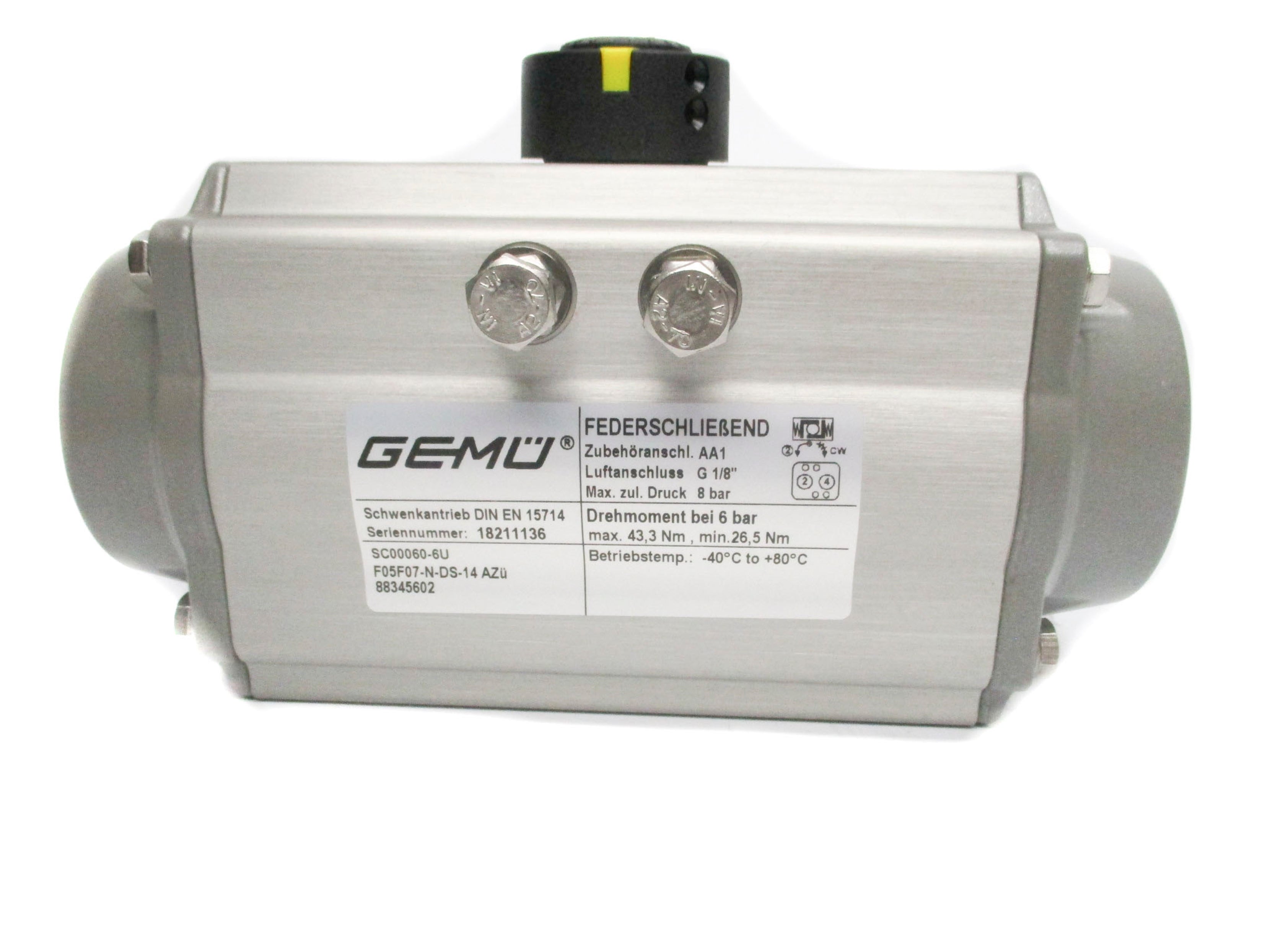 GEMU F05/F07-N-DS-14 88345602 NSNP