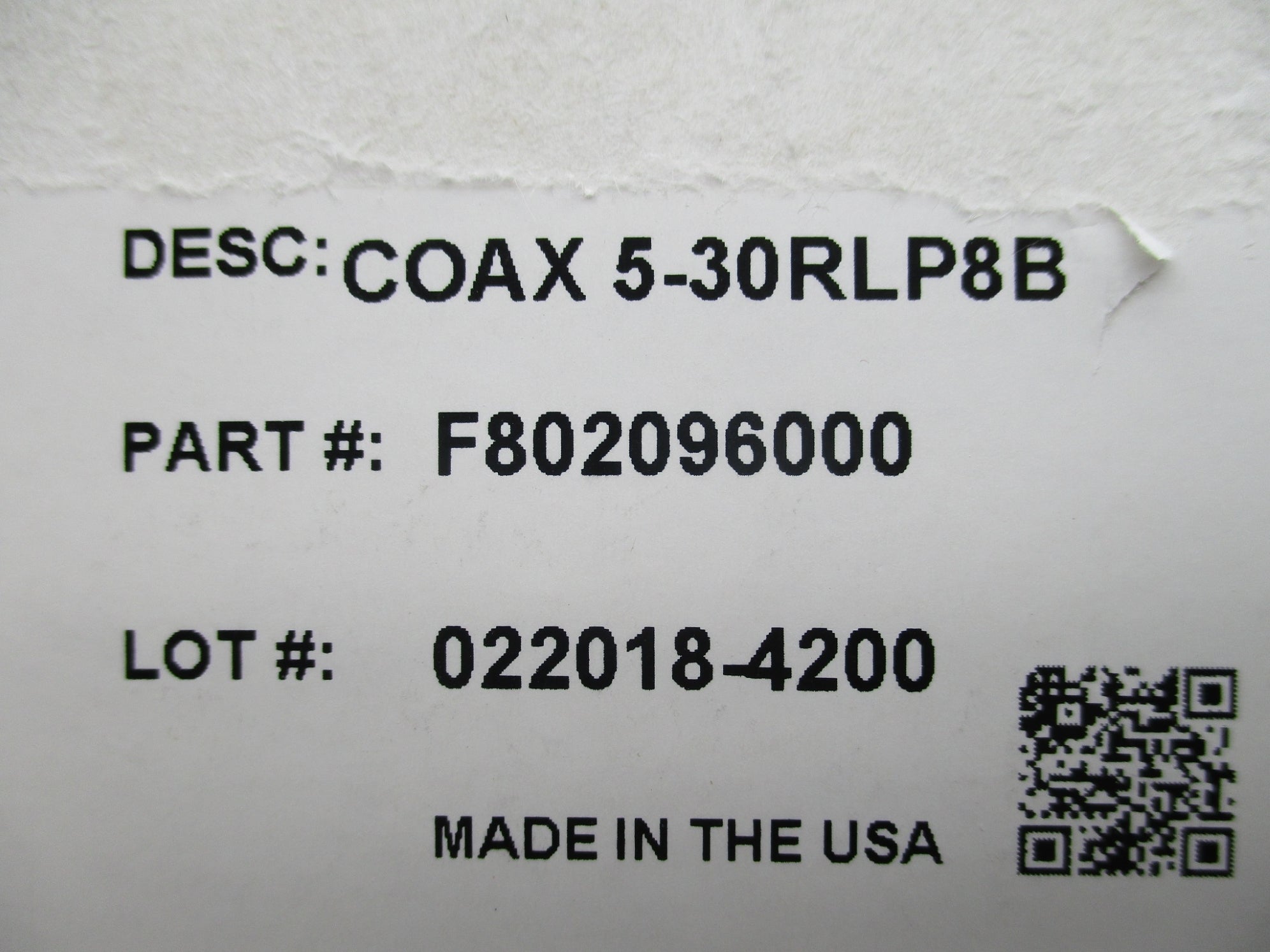 INDUSTRIAL MRO F802096000 NSMP