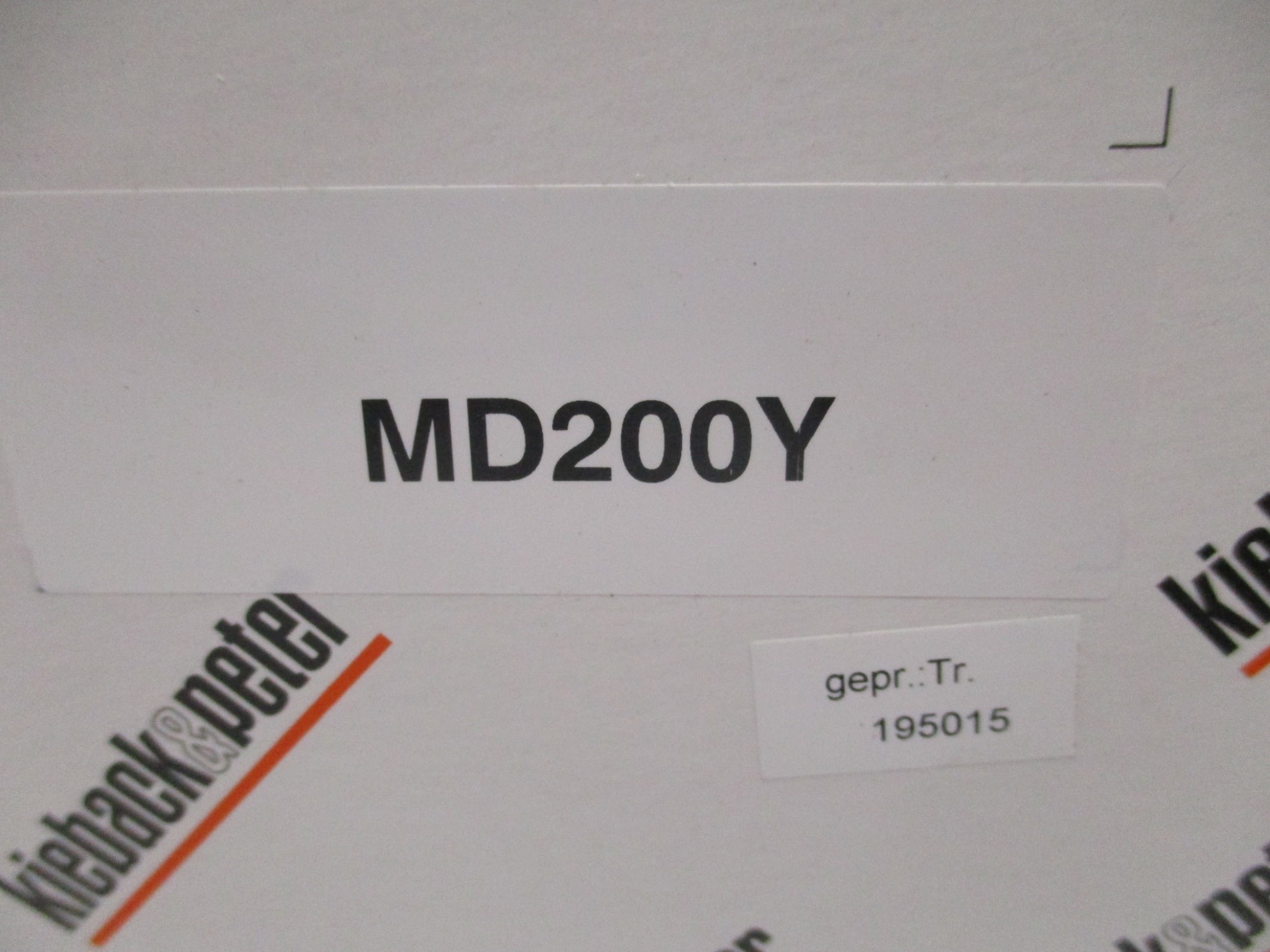 KIEBACK&PETER MD200Y NSNP