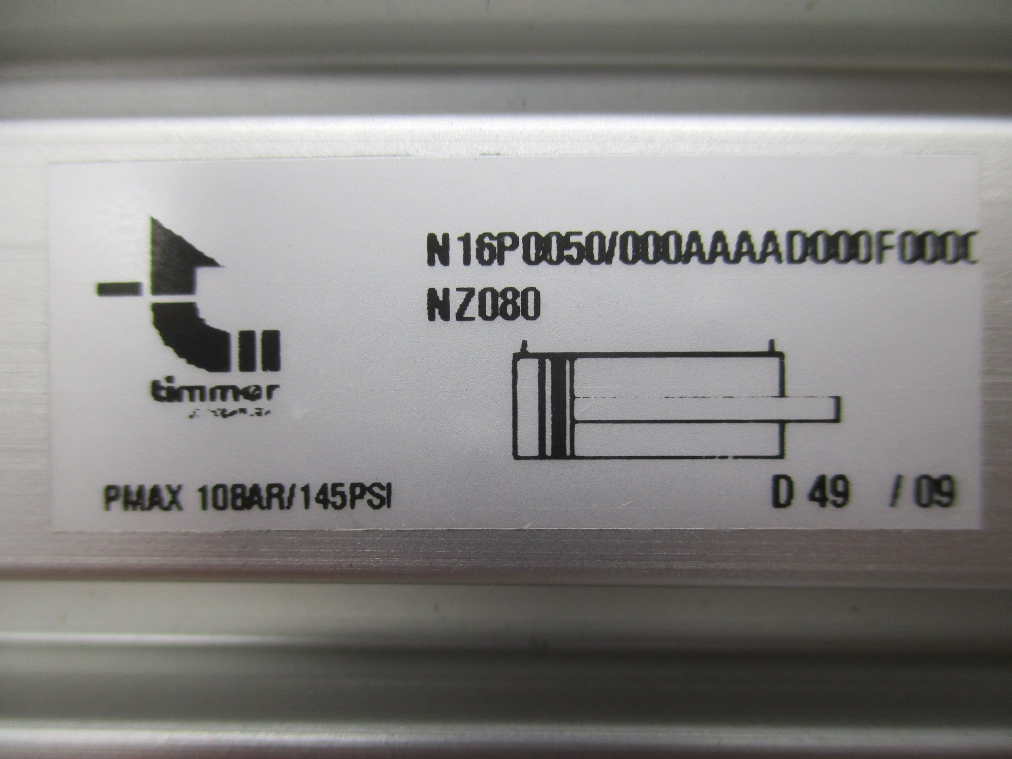 TIMMER N16P0050/000AAAAD000F0000 10BAR UNMP