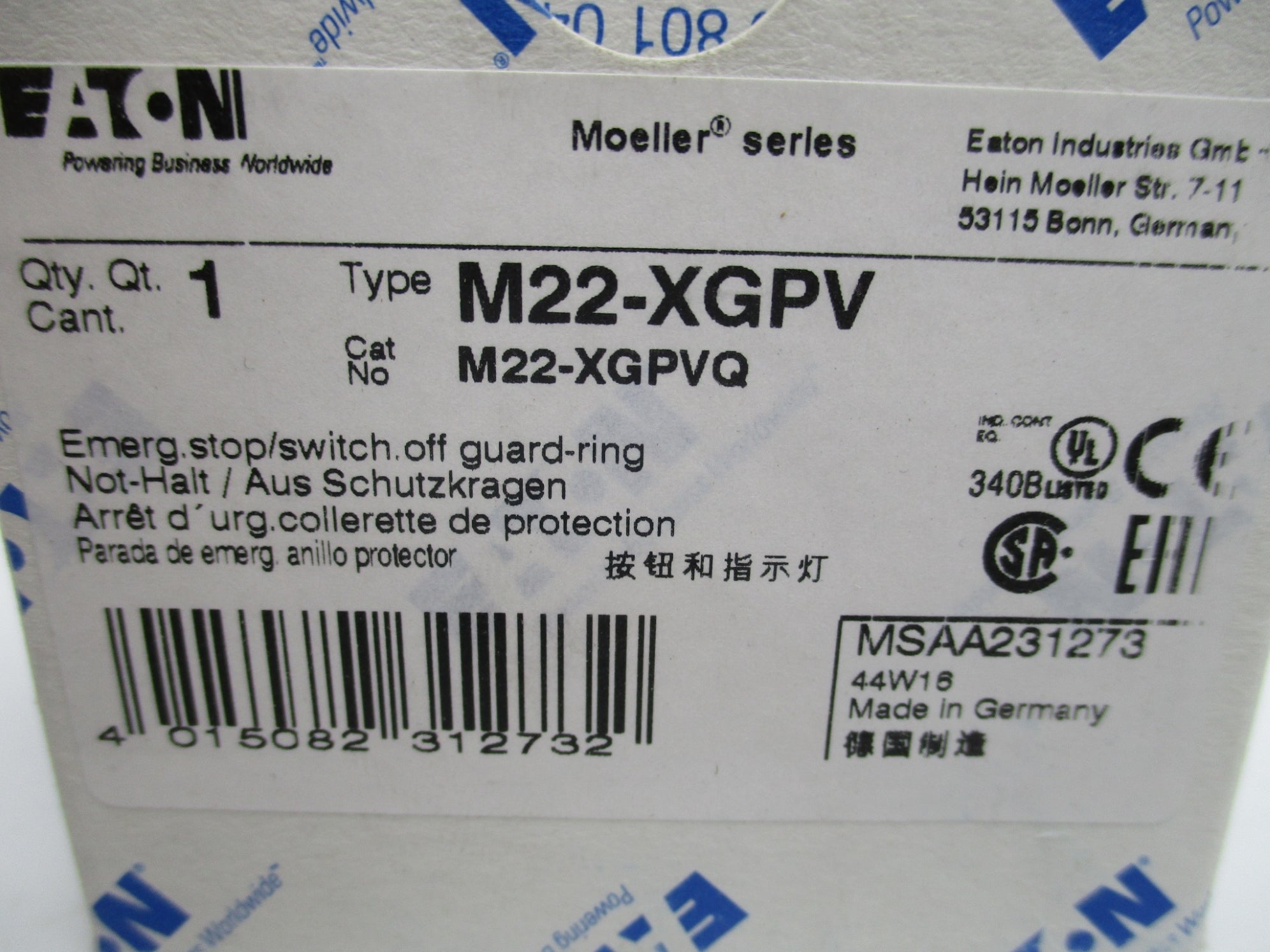 EATON M22-XGPV NSMP