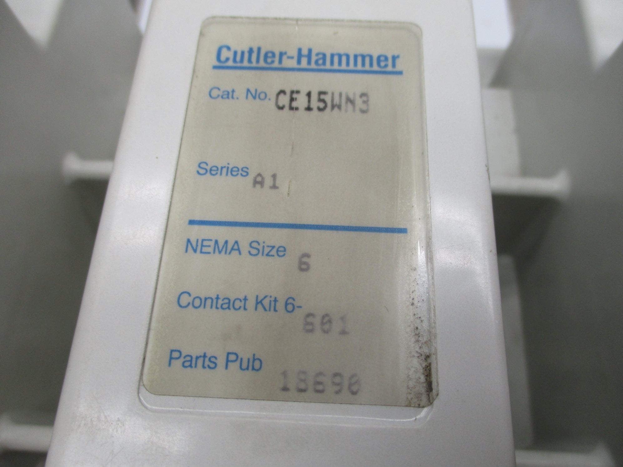 CUTLER HAMMER CE15WN3 SER. A1  110/120V NSNP