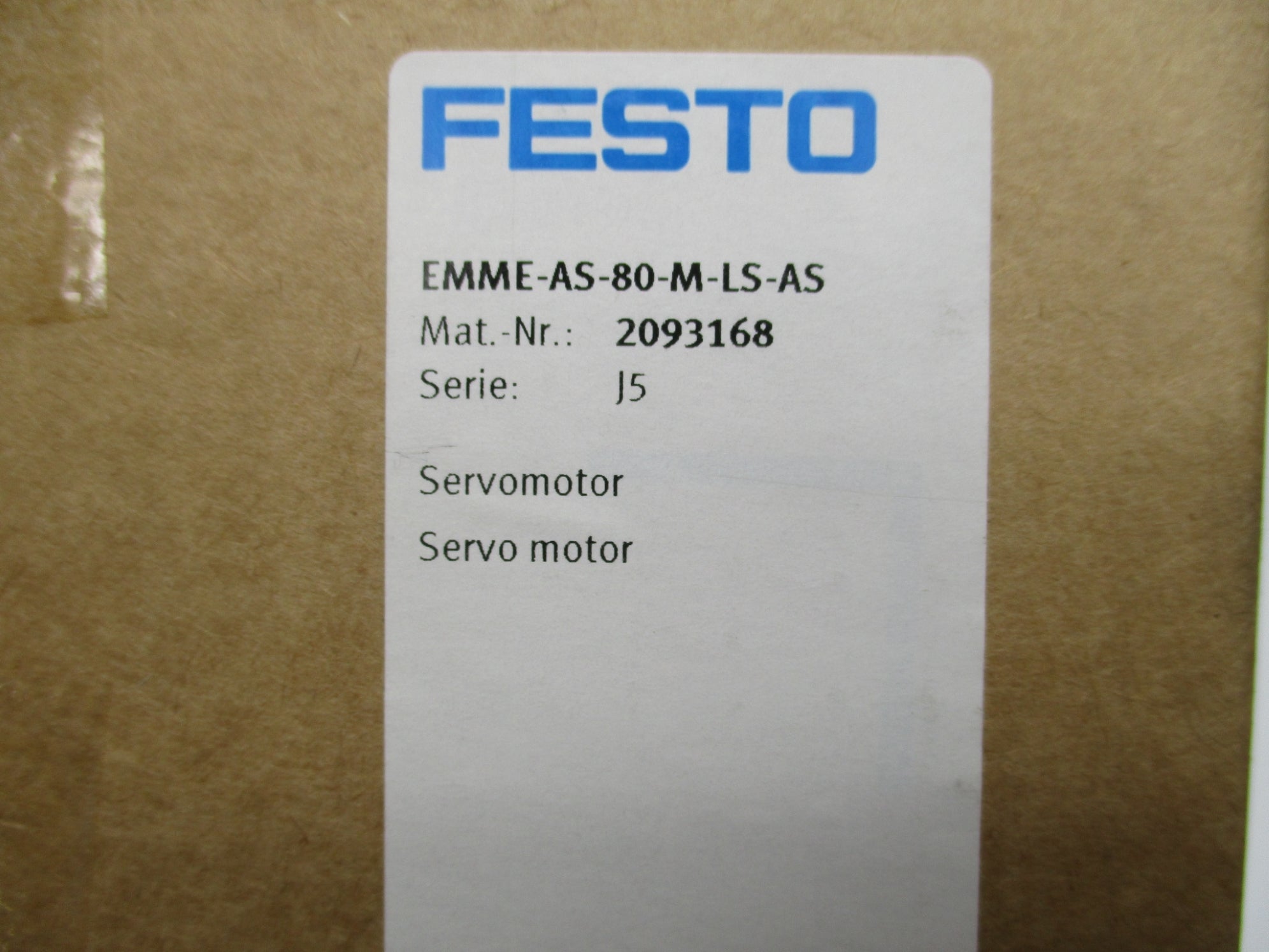 FESTO EMME-AS-80-M-LS-AS 2093168 NSFS