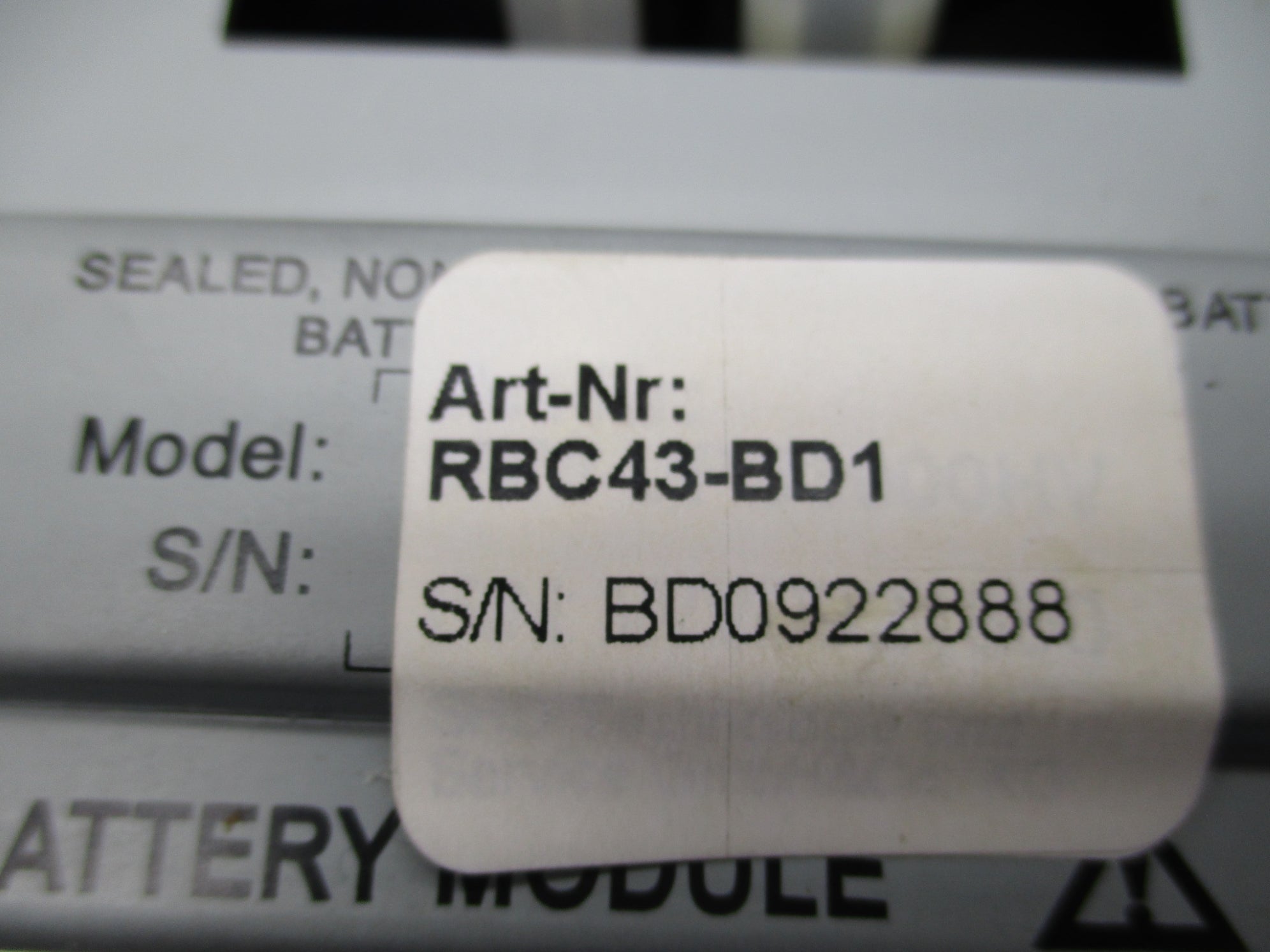 BATTERY DIRECT RBC43-BD1 NSMP