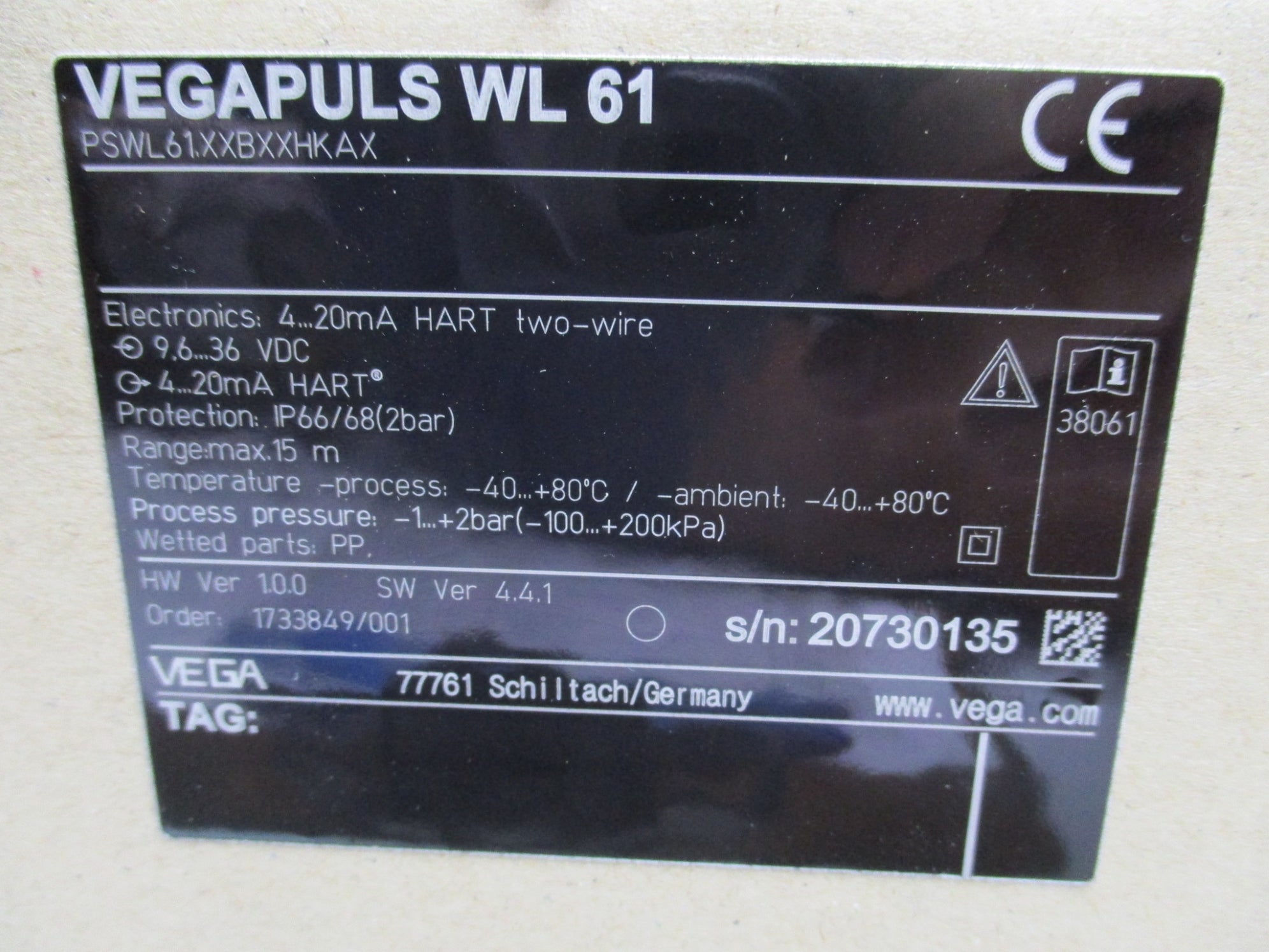 VEGA PSWL61.XXBXXHKAX NSMP