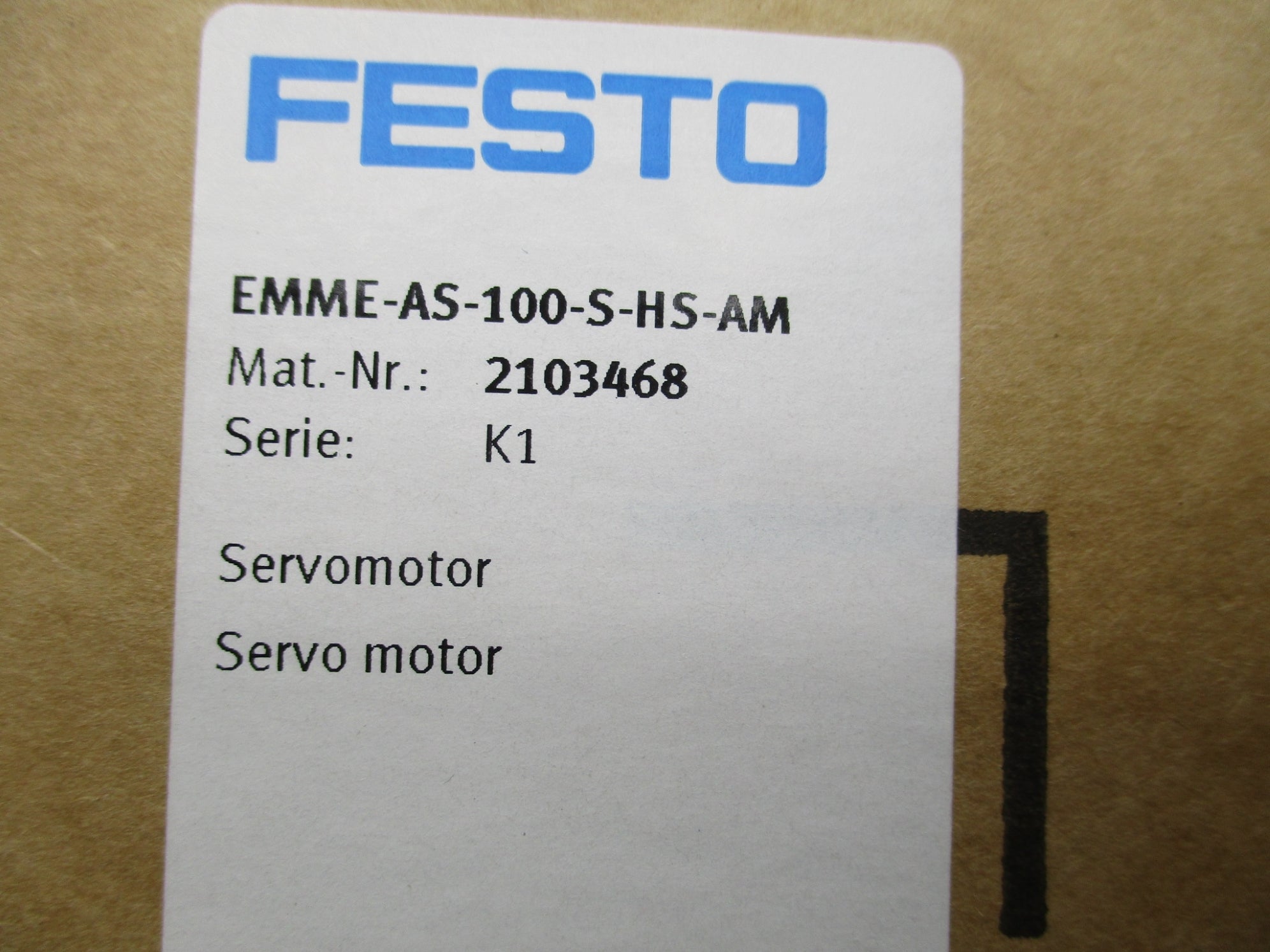 FESTO EMME-AS-100-S-HS-AM 2103468 NSFS