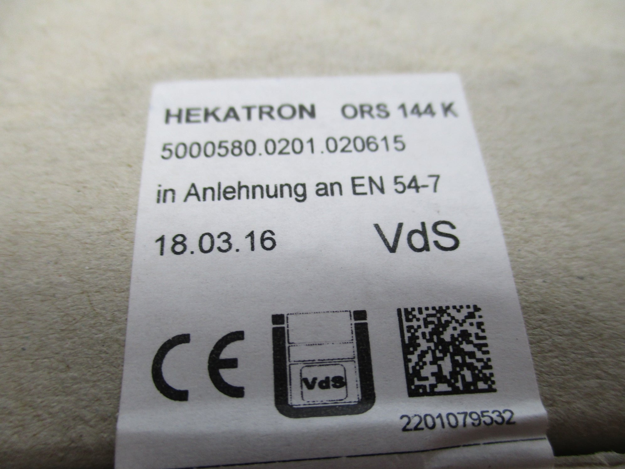 HEKATRON ORS144K NSFS