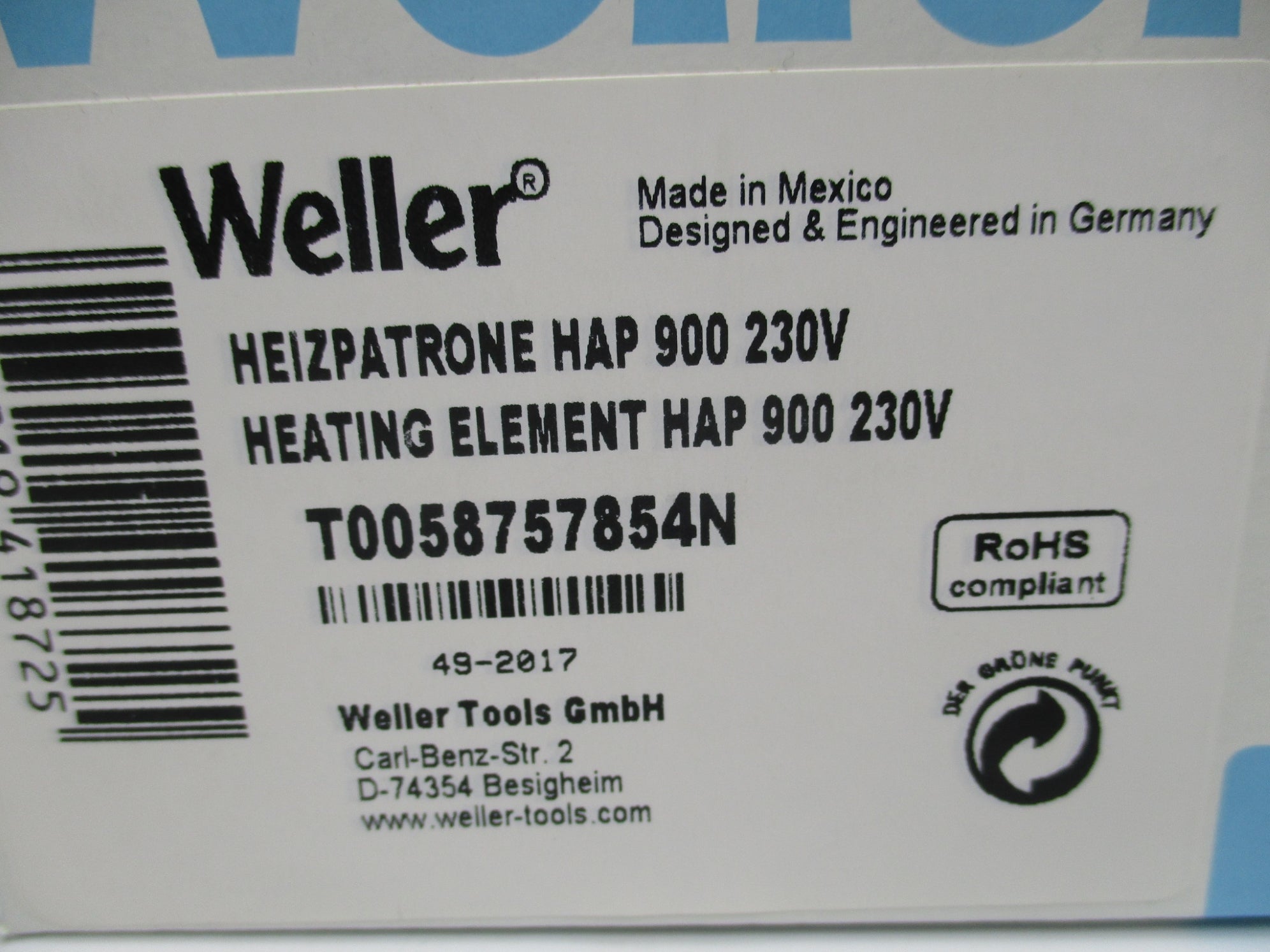WELLER HAP900 T0058757854N  NSMP