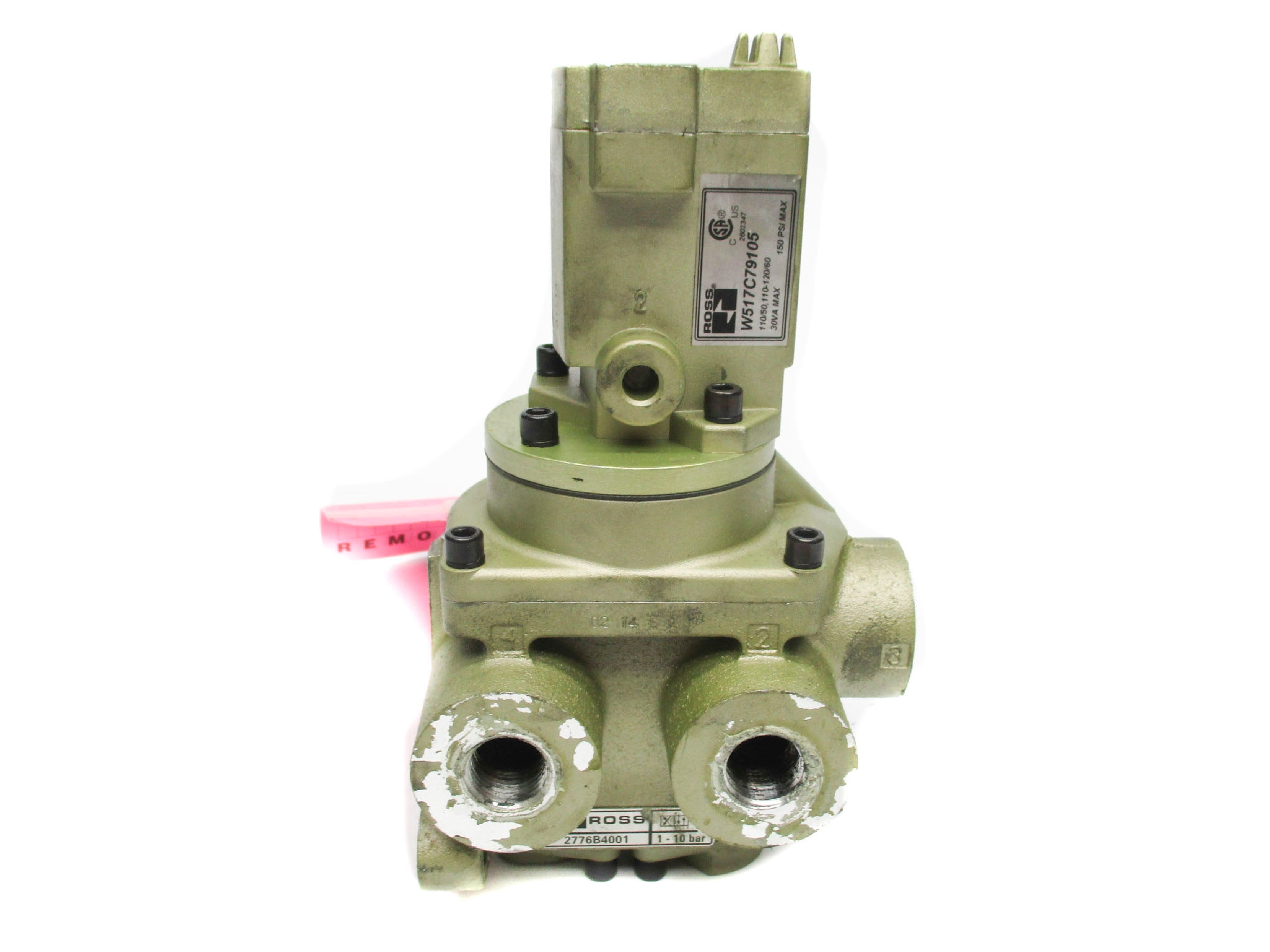 ROSS 2776B4001 110/50-120V/60HZ 150PSI REMAN