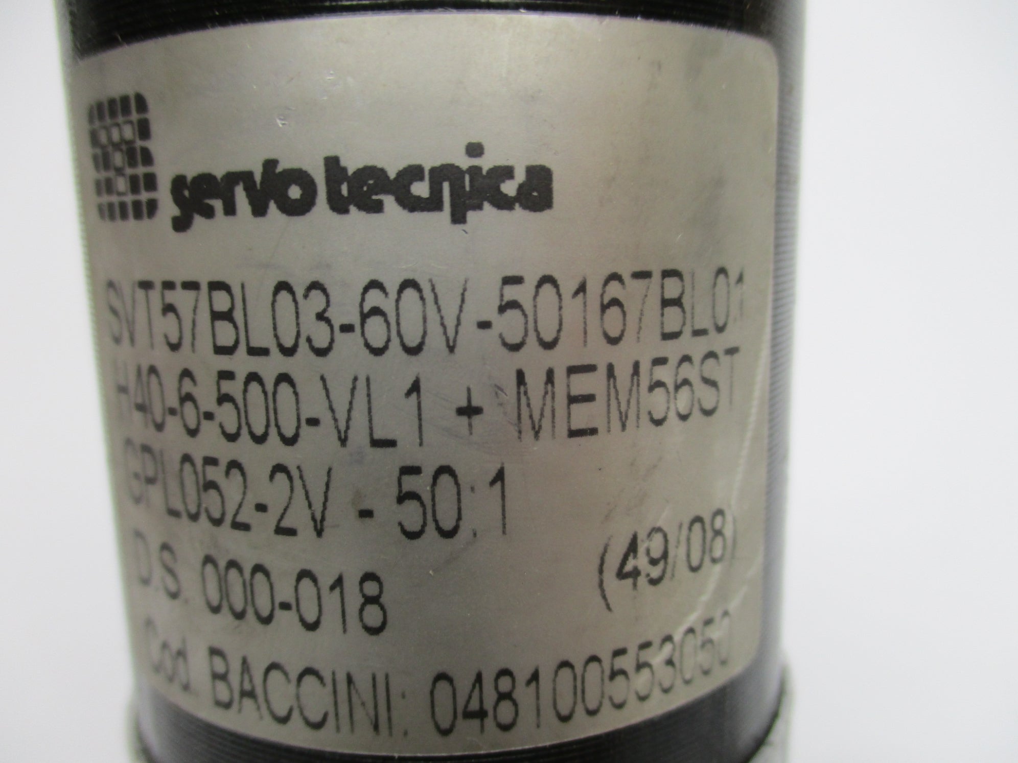 SERVO TECNICA SVT57BL03-60V-50167BL01 (AS PICTURED) UNMP