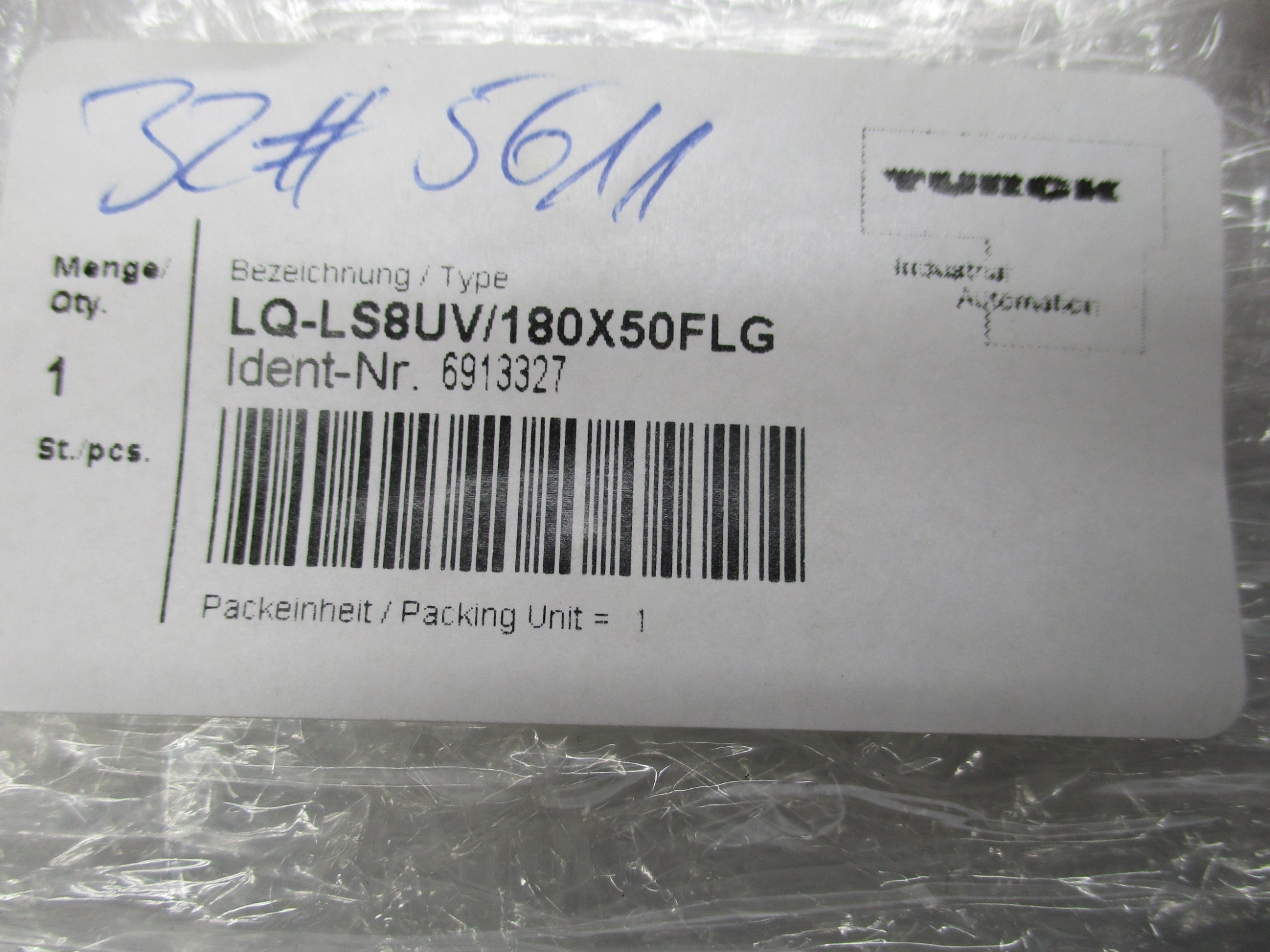 TURCK LQ-LS8UV/180X50FLG NSNP