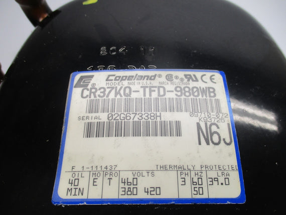 COPELAND CR37KQ-TFD-980WB NSMP