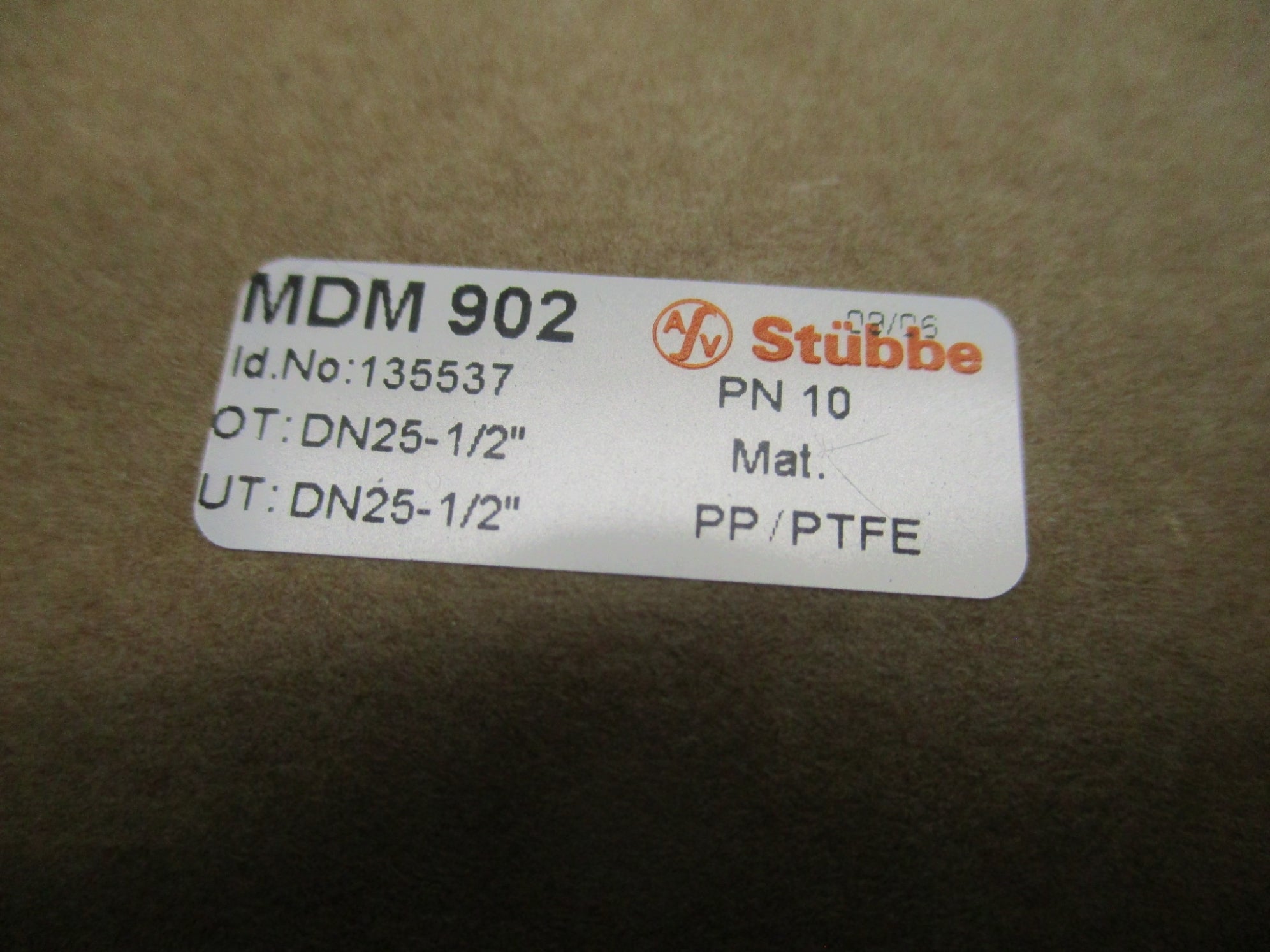 STUBBE MDM902 135537 NSMP
