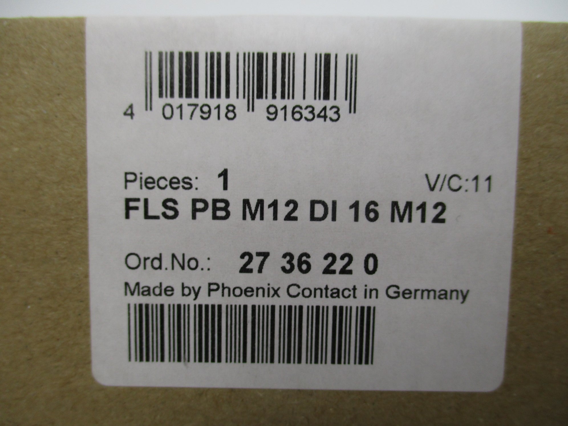PHOENIX CONTACT FLSPBM12DI16M12 NSFS