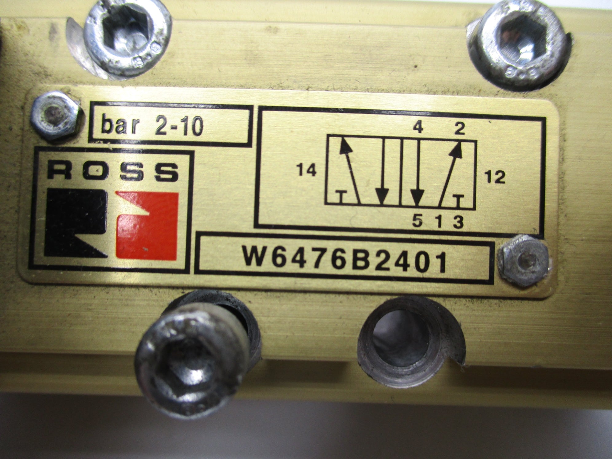 ROSS W6476B2401 48VDC 2-10BAR UNMP