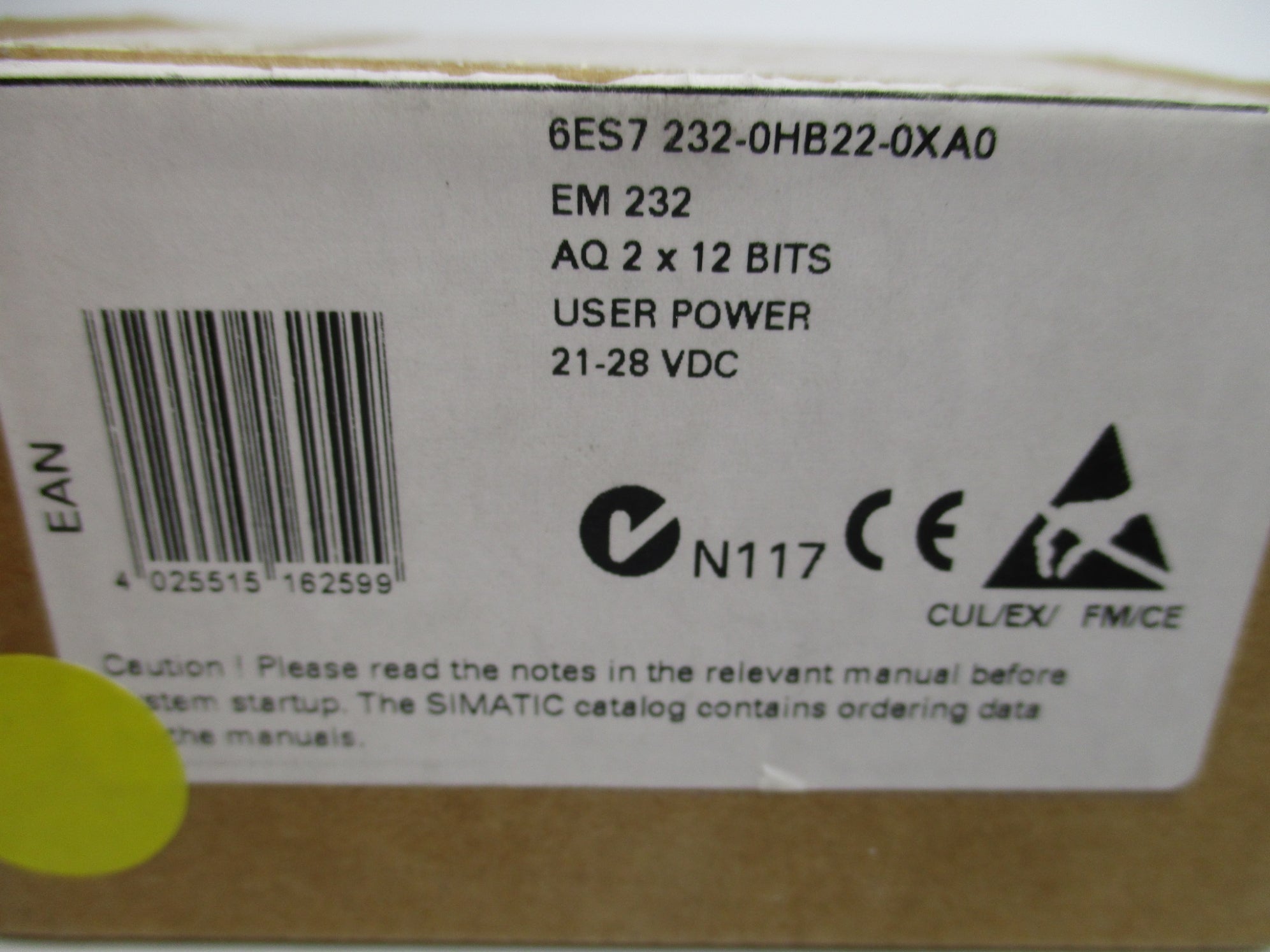 SIEMENS 6ES7232-0HB22-0XA0 NSMP