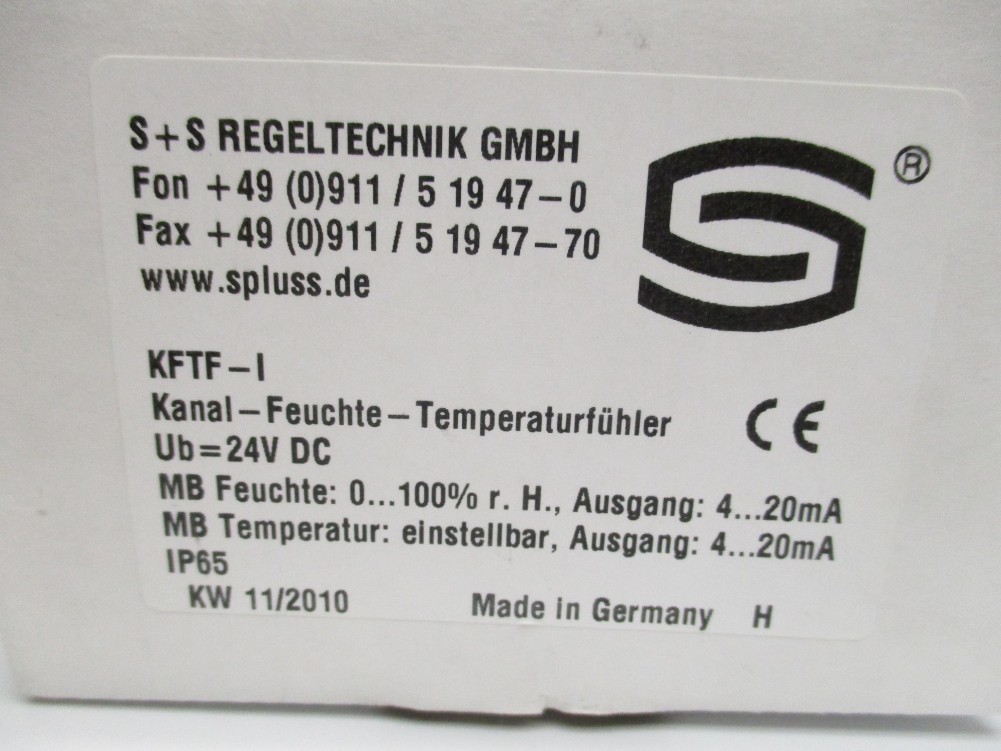 S+S REGELTECHNIK KFTF-I NSMP