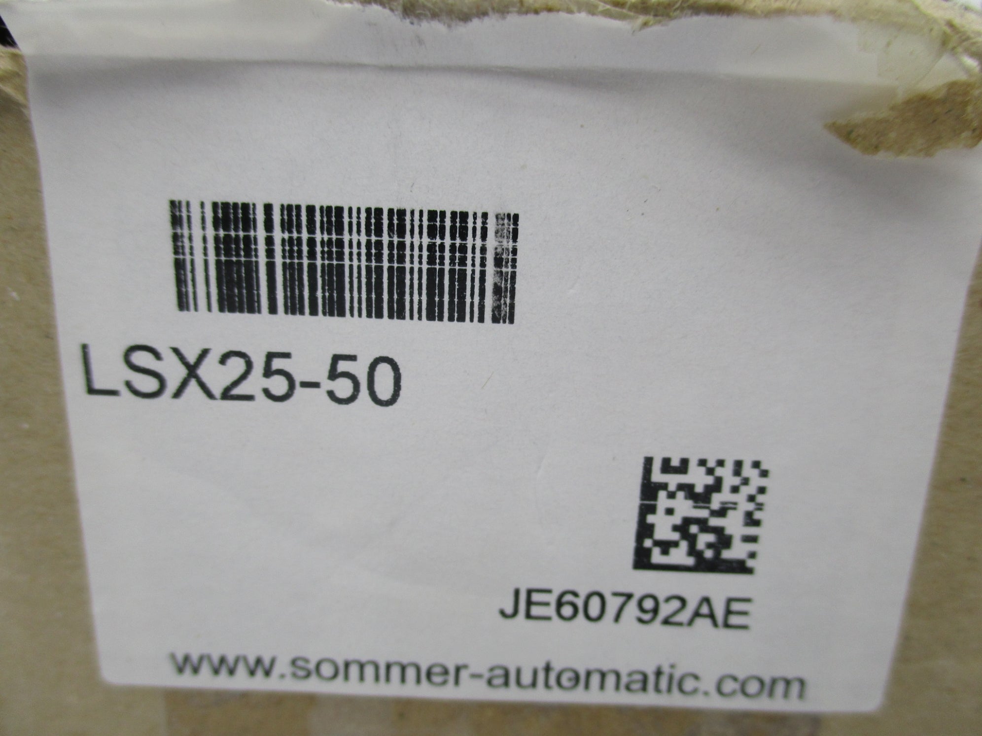 SOMMER AUTOMATION LSX25-50 NSMP