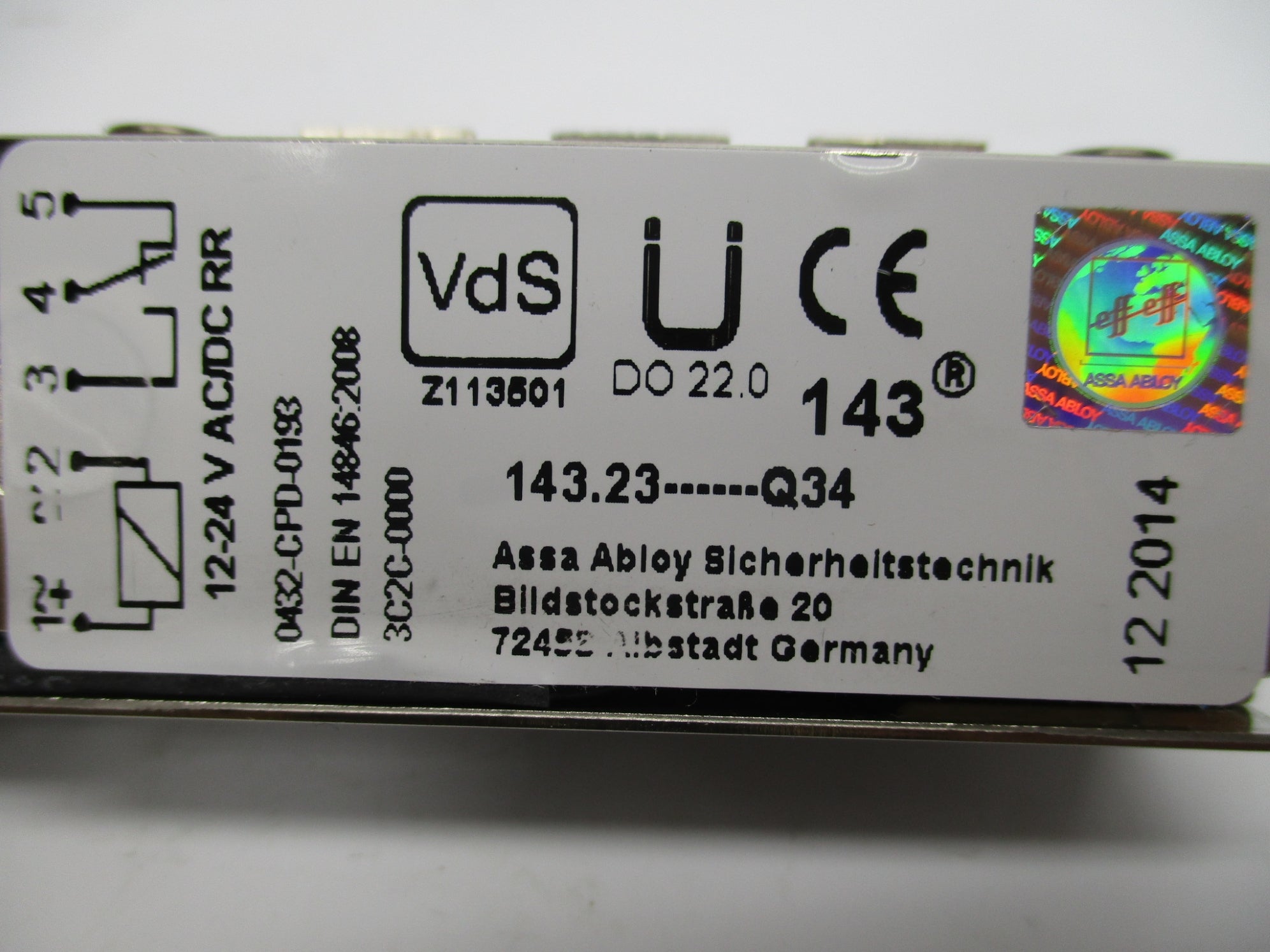 ASSA ABLOY 143.23------Q34 NSMP
