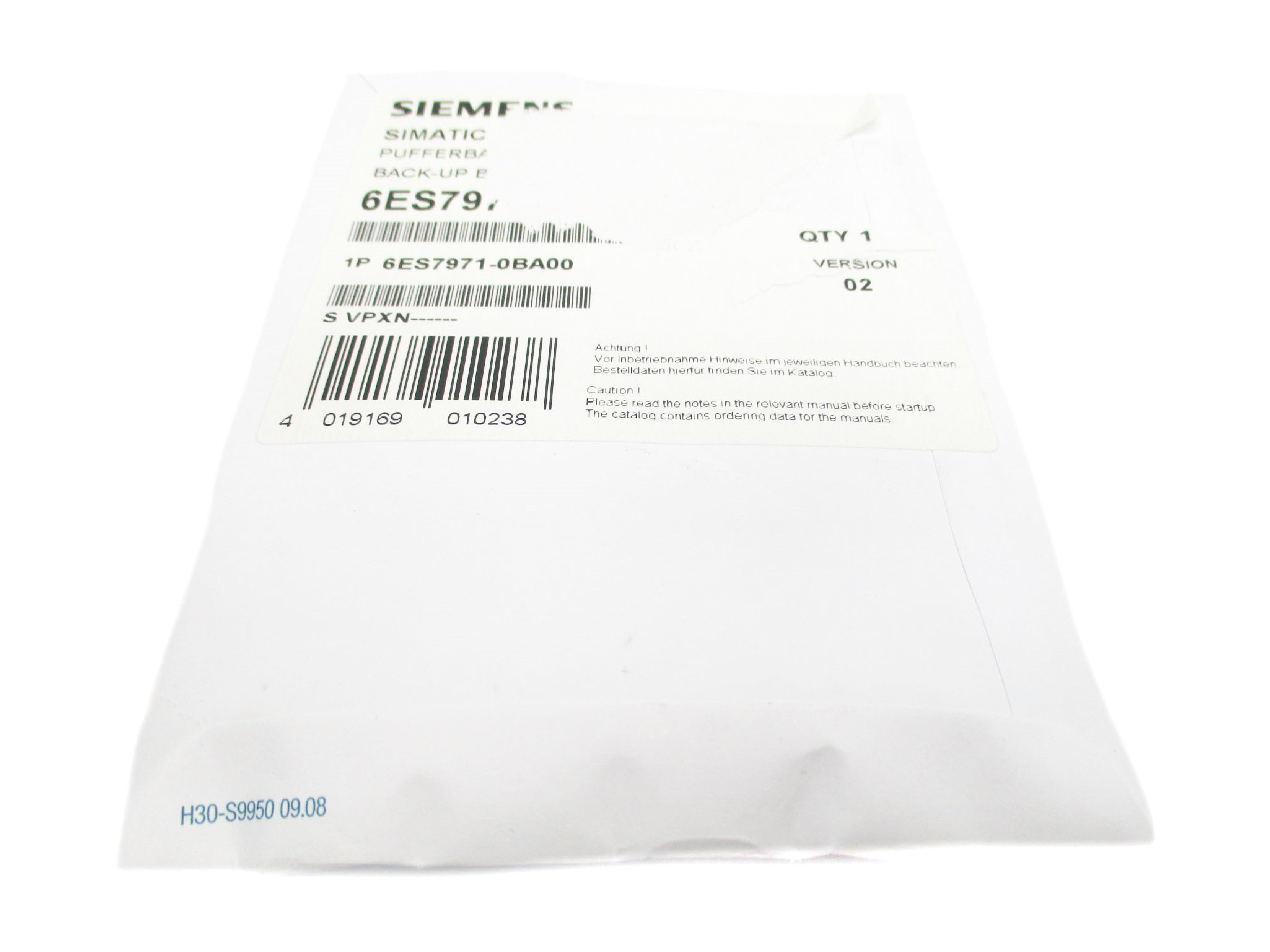 SIEMENS 6ES7971-0BA00 NSFS