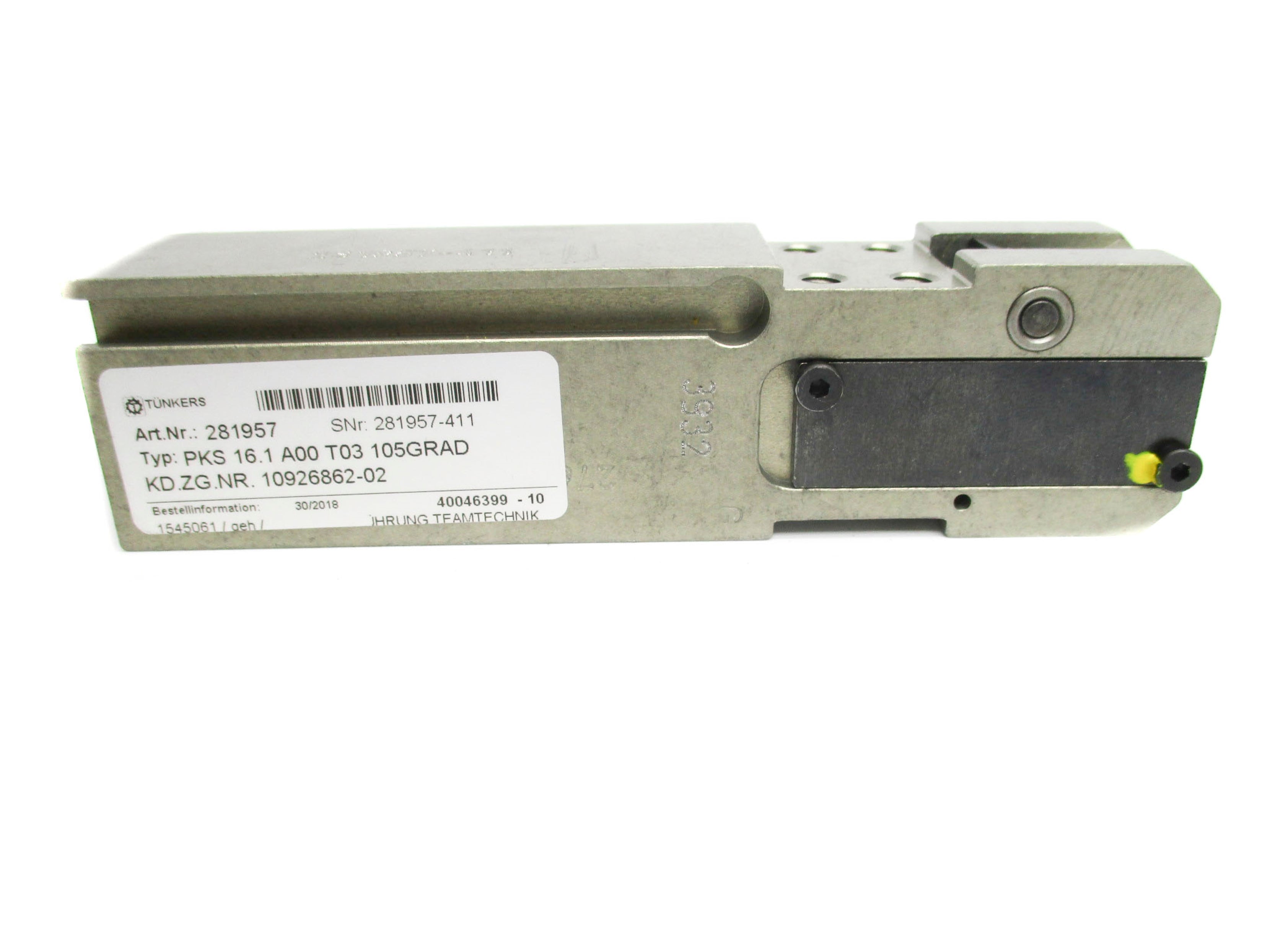 TUNKERS PKS16.1A00T03105GRAD NSNP