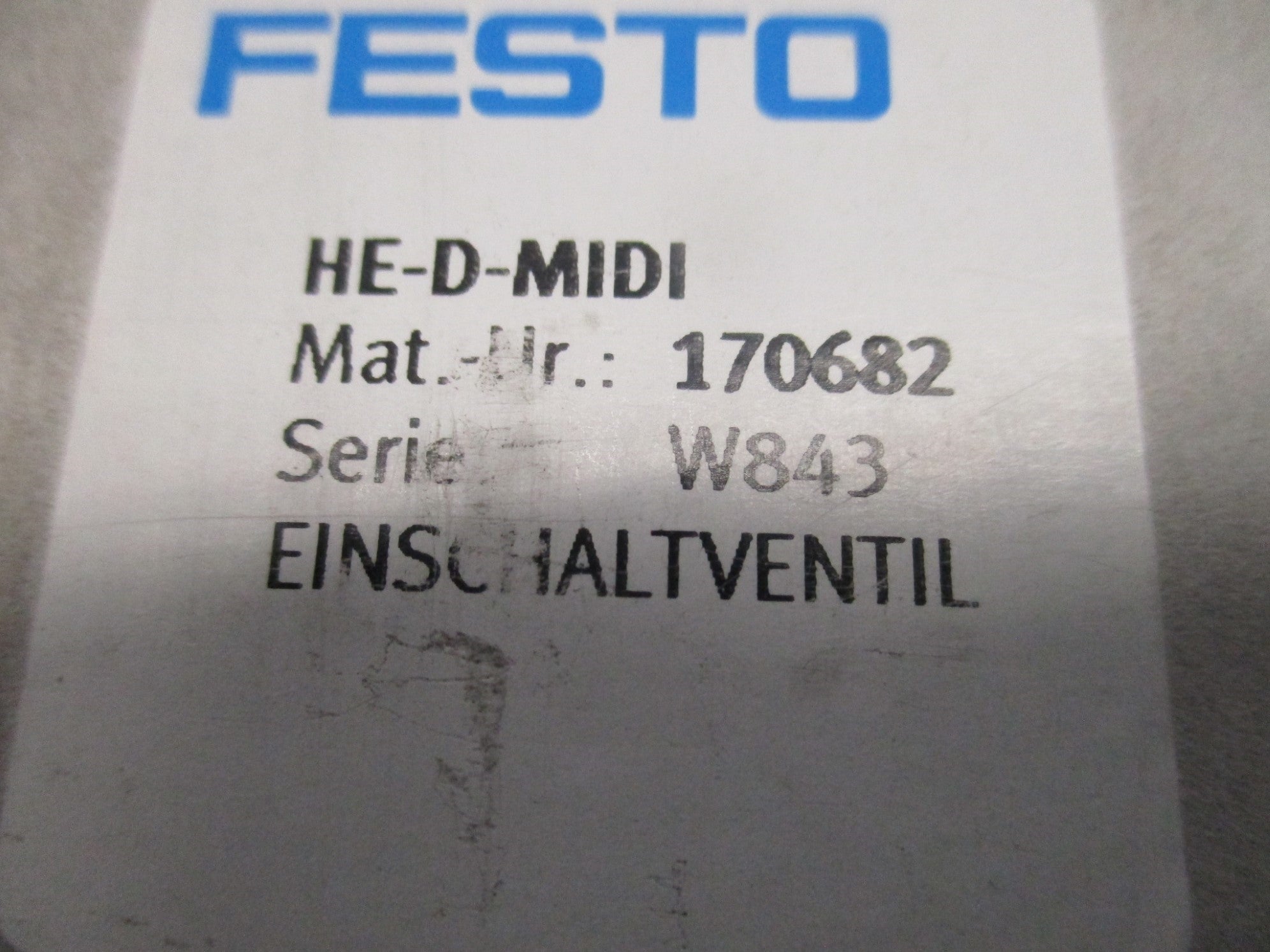 FESTO HE-D-MIDI 170682 230PSI NSMP
