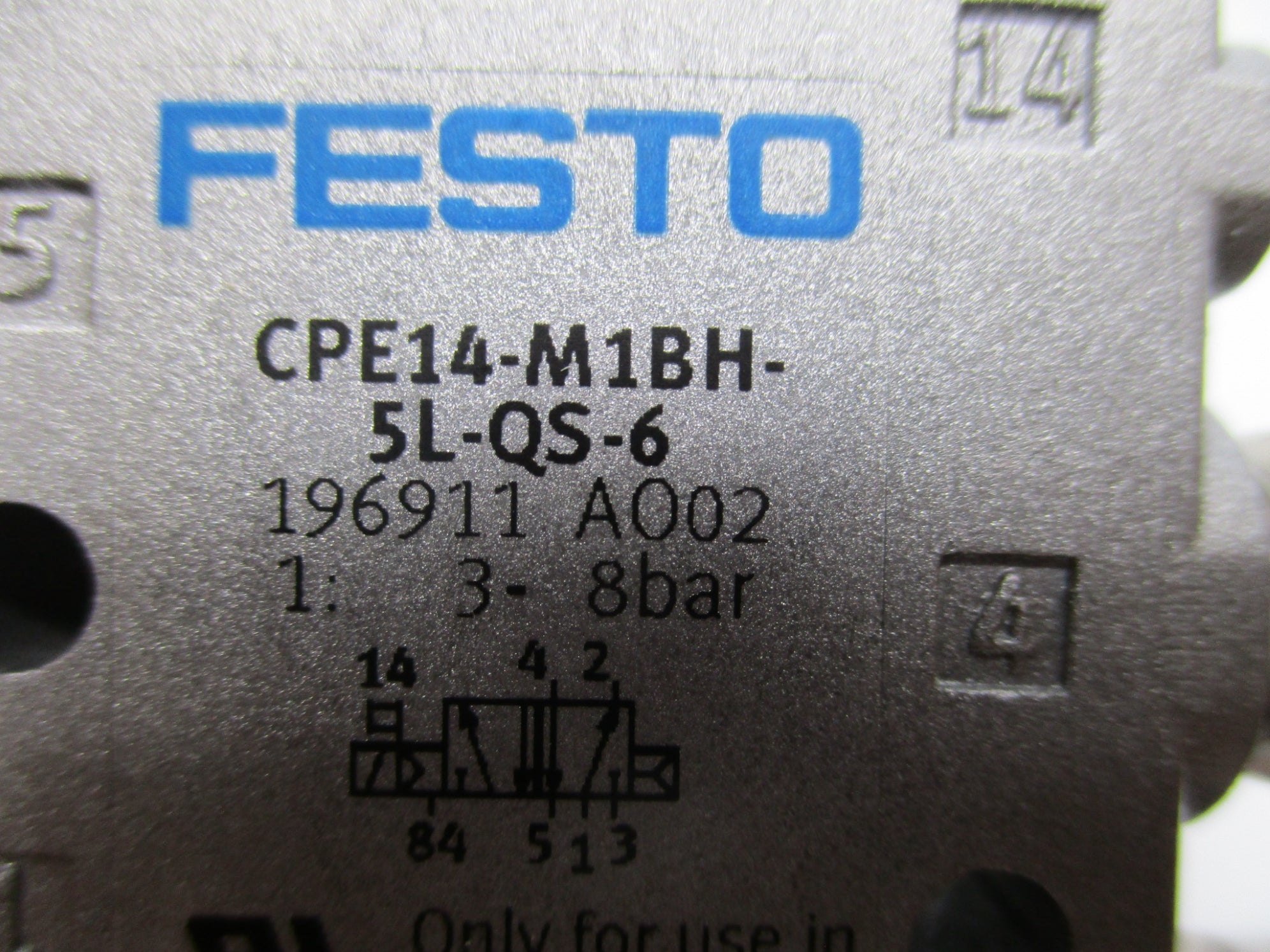 FESTO CPE14-M1BH-5L-QS-6 196911 24VDC 3-8BAR NSMP