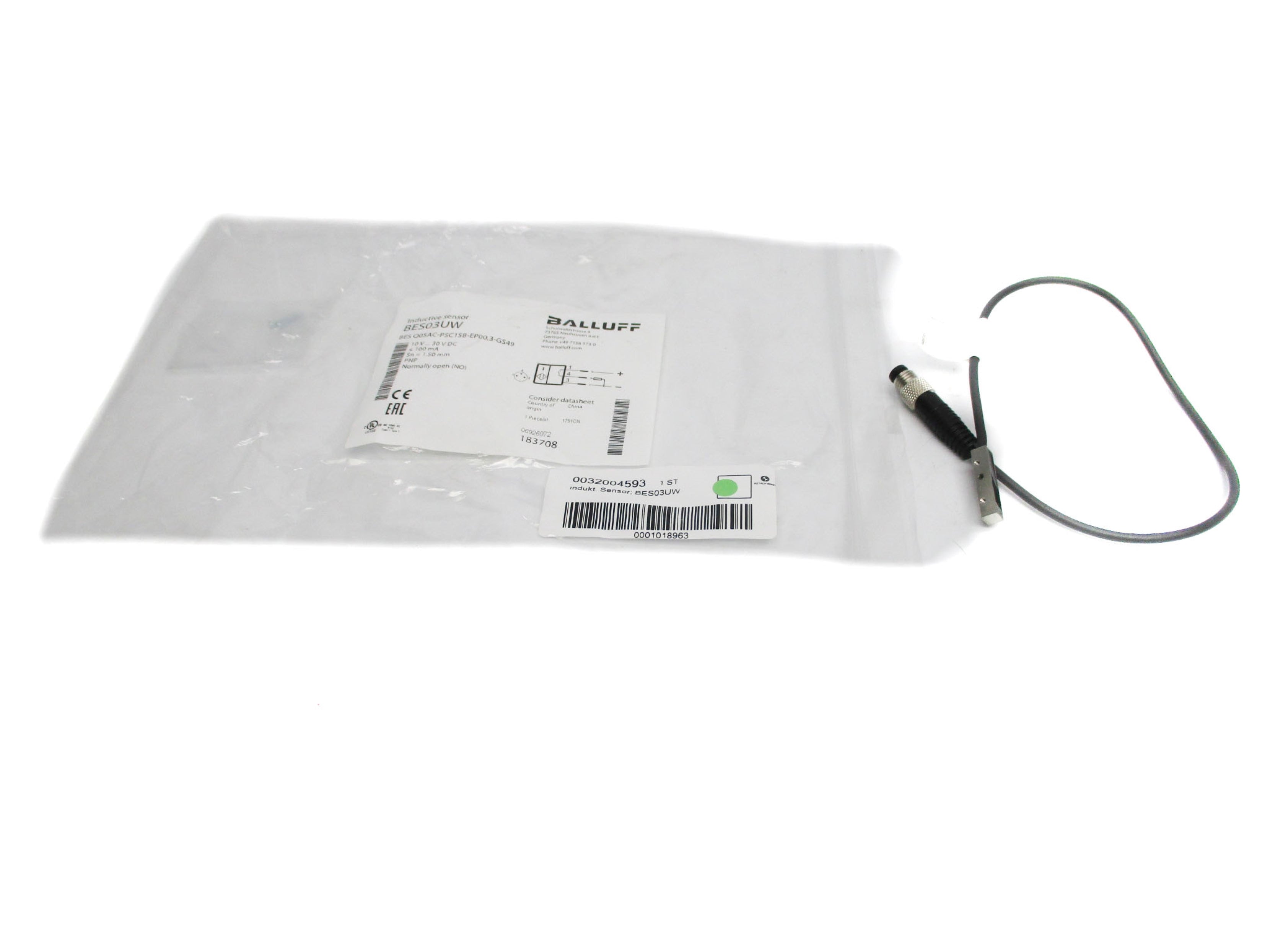 BALLUFF BESQ05AC-PSC15B-EP00,3-GS49 NSMP