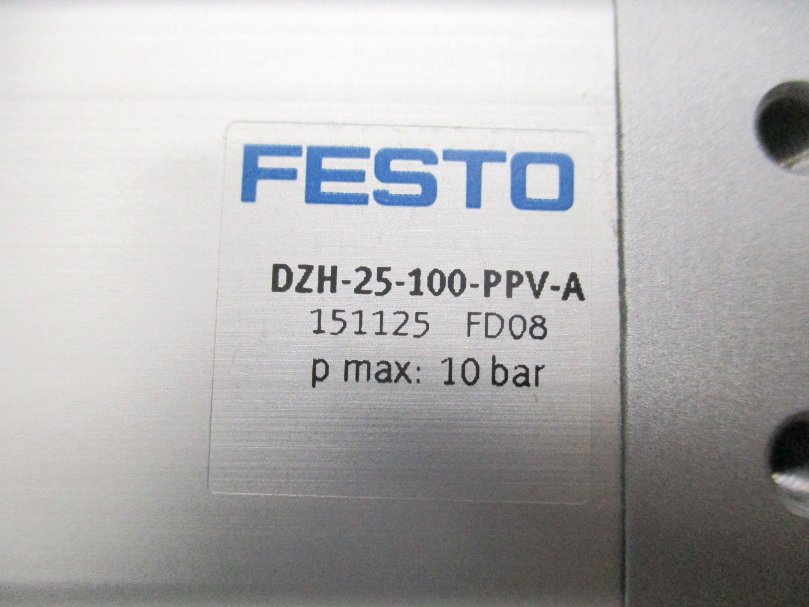 FESTO DZH-25-100-PPV-A 151125 10BAR NSNP