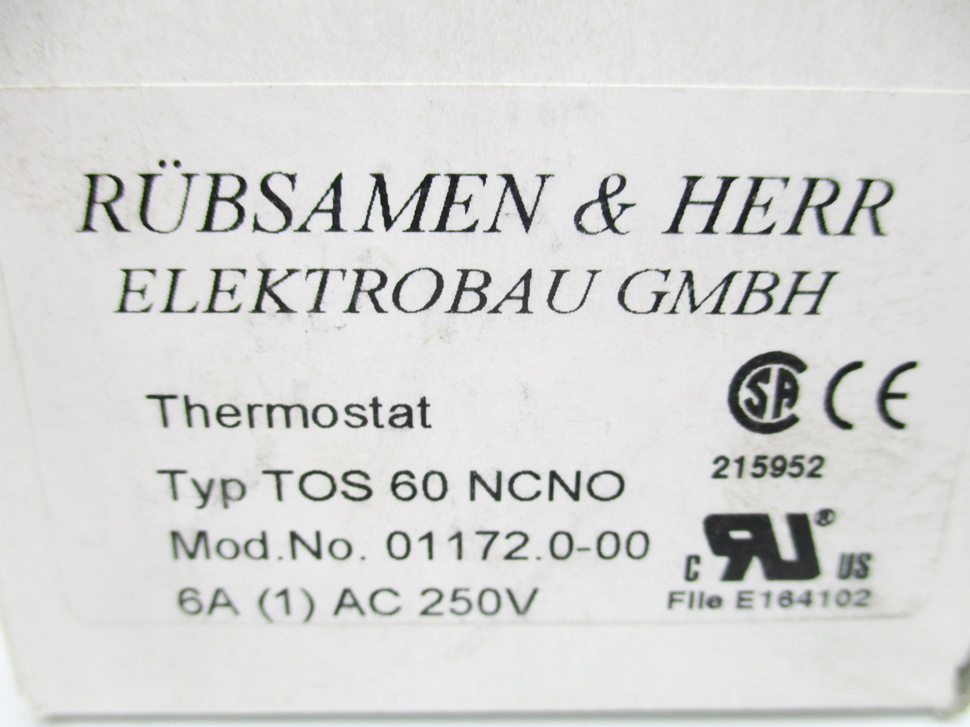 RUBSAMEN & HERR 01172.0-00 NSMP