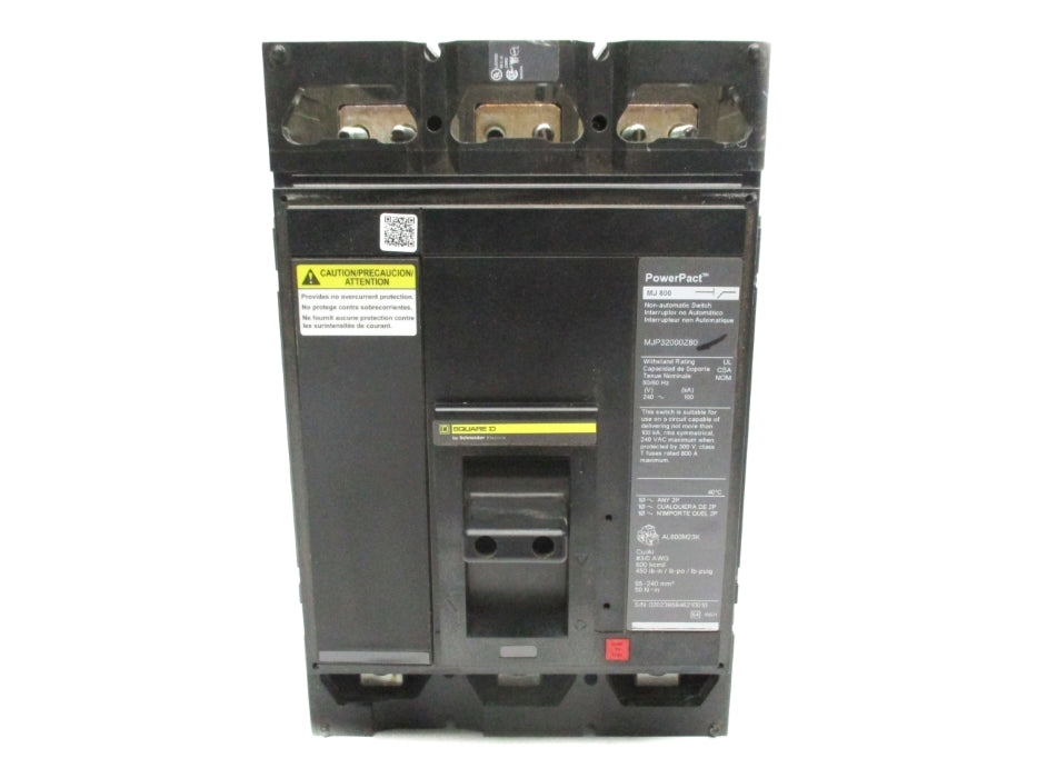 SQUARE D MJP32000Z80 240V UNMP
