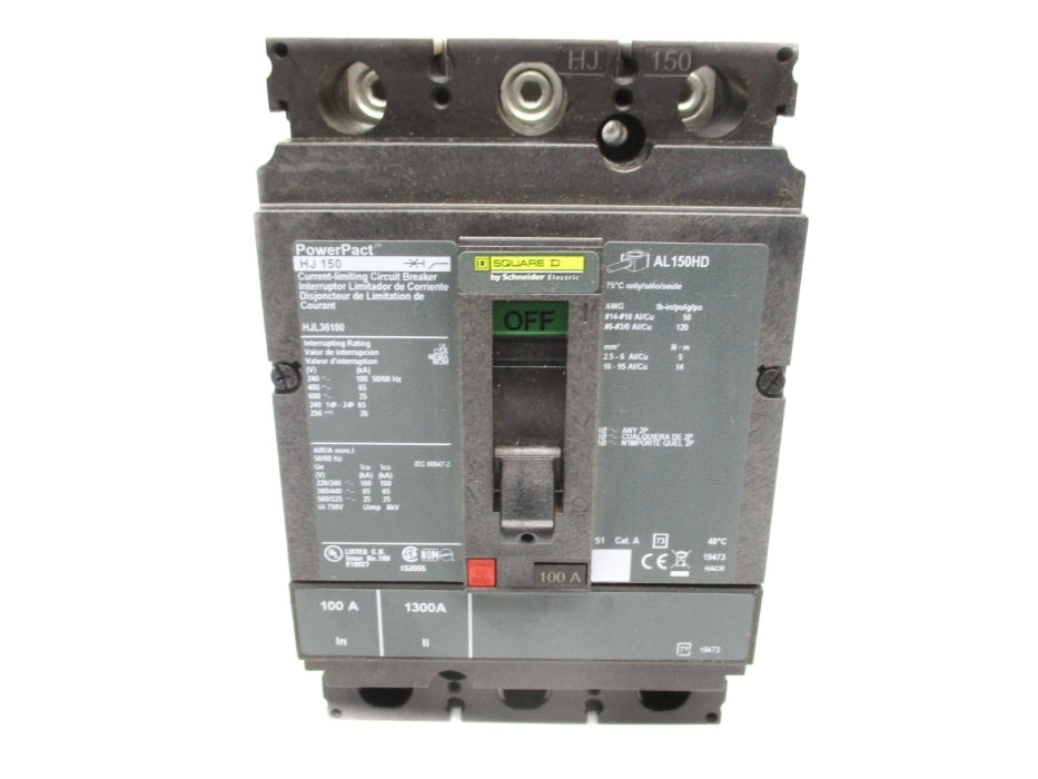 SQUARE D HJL36100 100A 600V NSNP